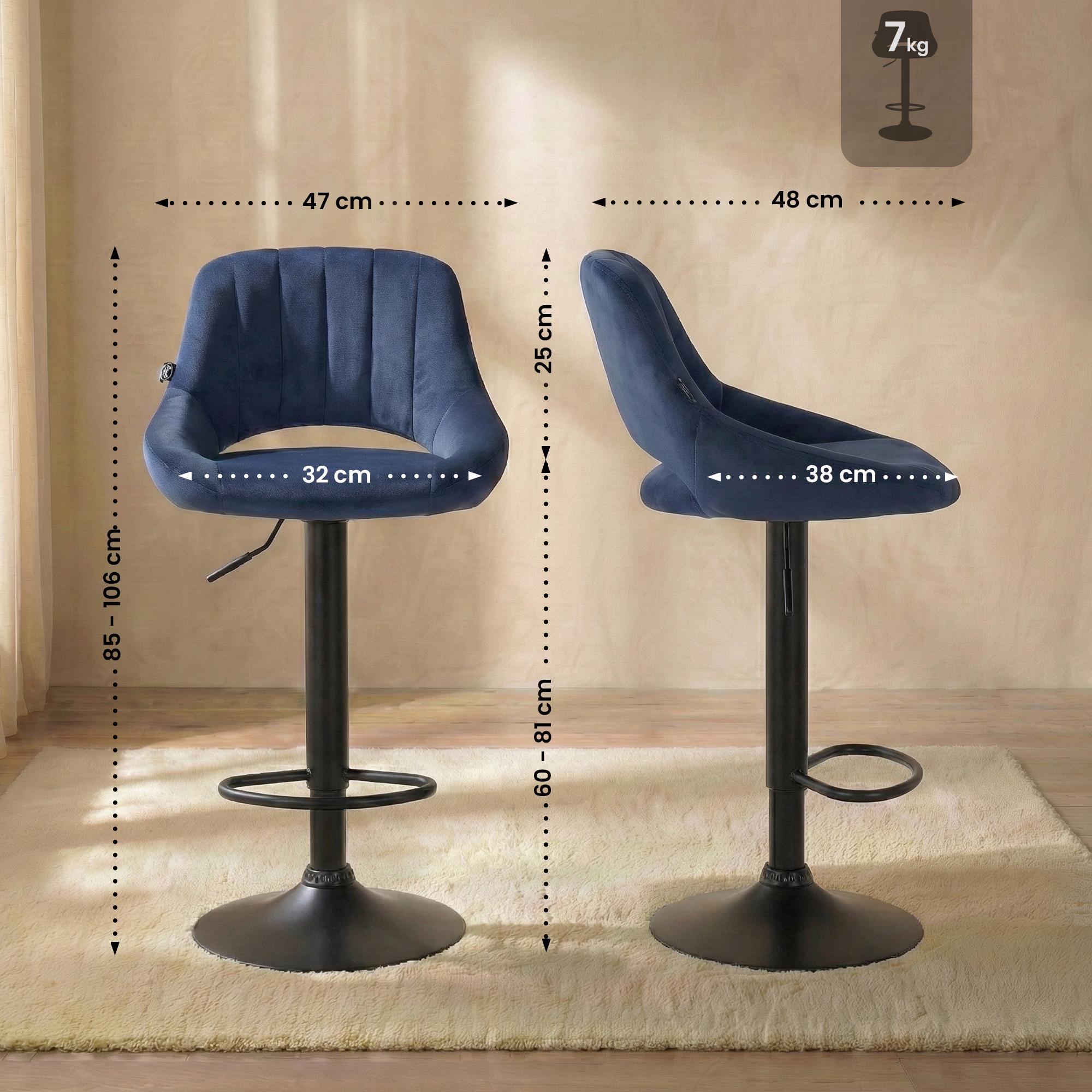 Barhocker Milet Samt