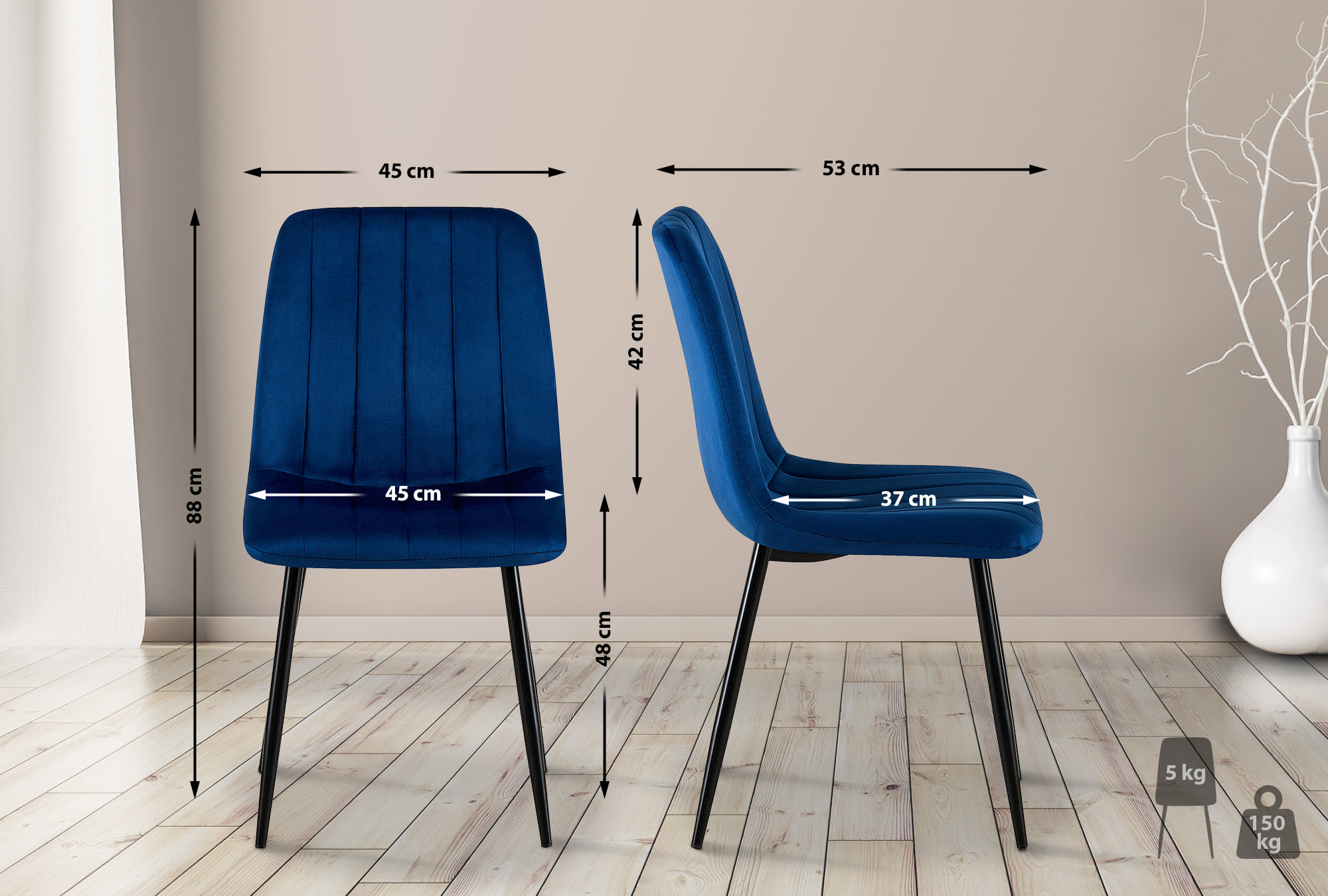 4er Set Stühle Dijon