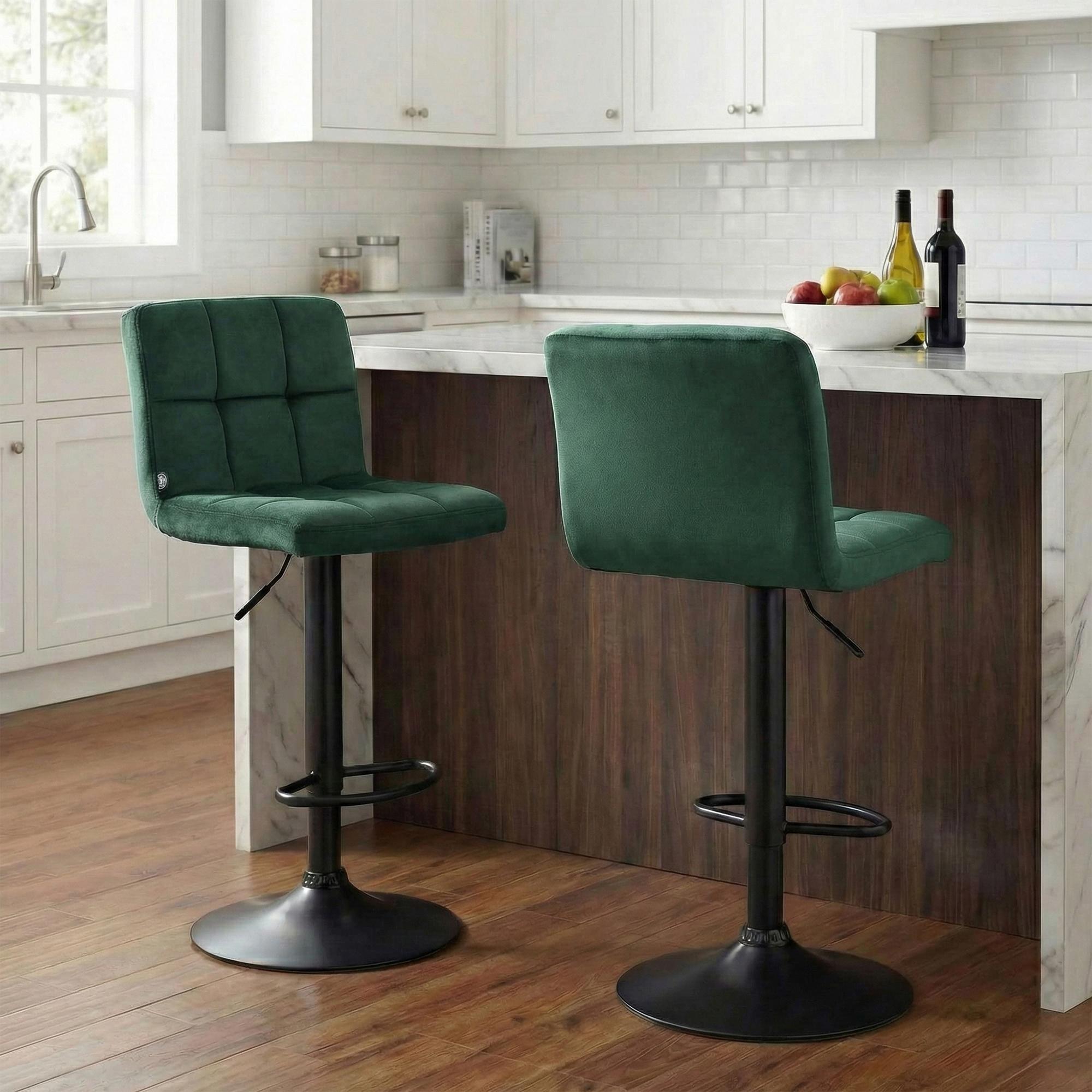 2er Set Barhocker Peru Samt
