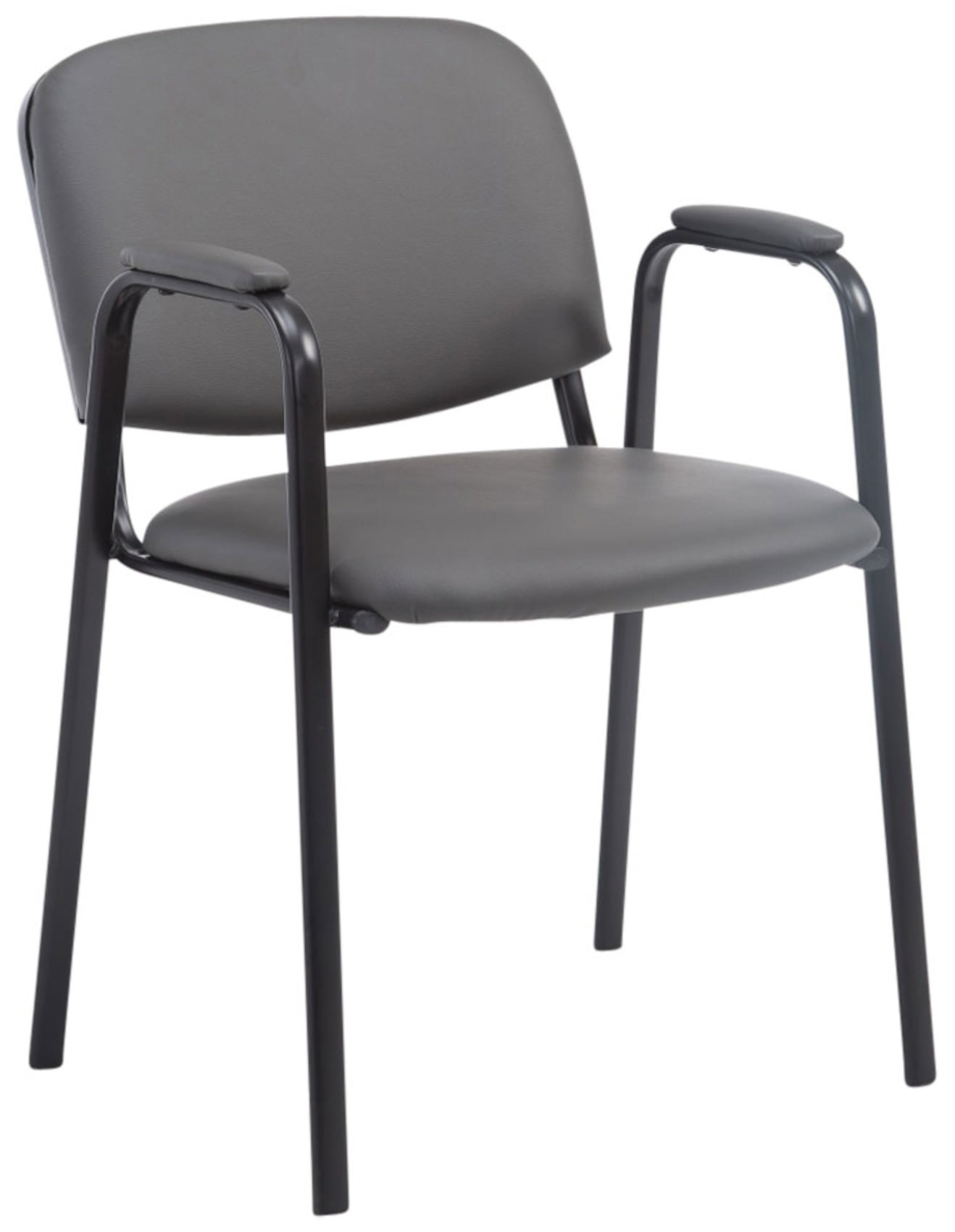 4er Set Stapelstühle Ken Pro Kunstleder