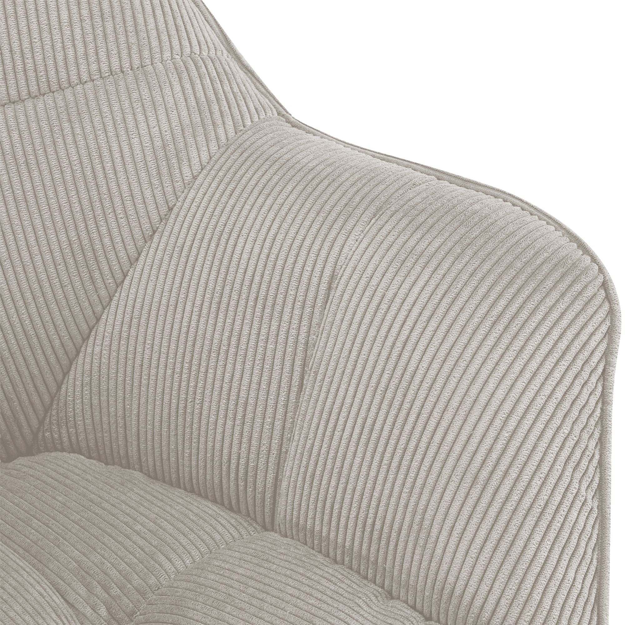 Esszimmerstuhl Milford Cord creme Cord