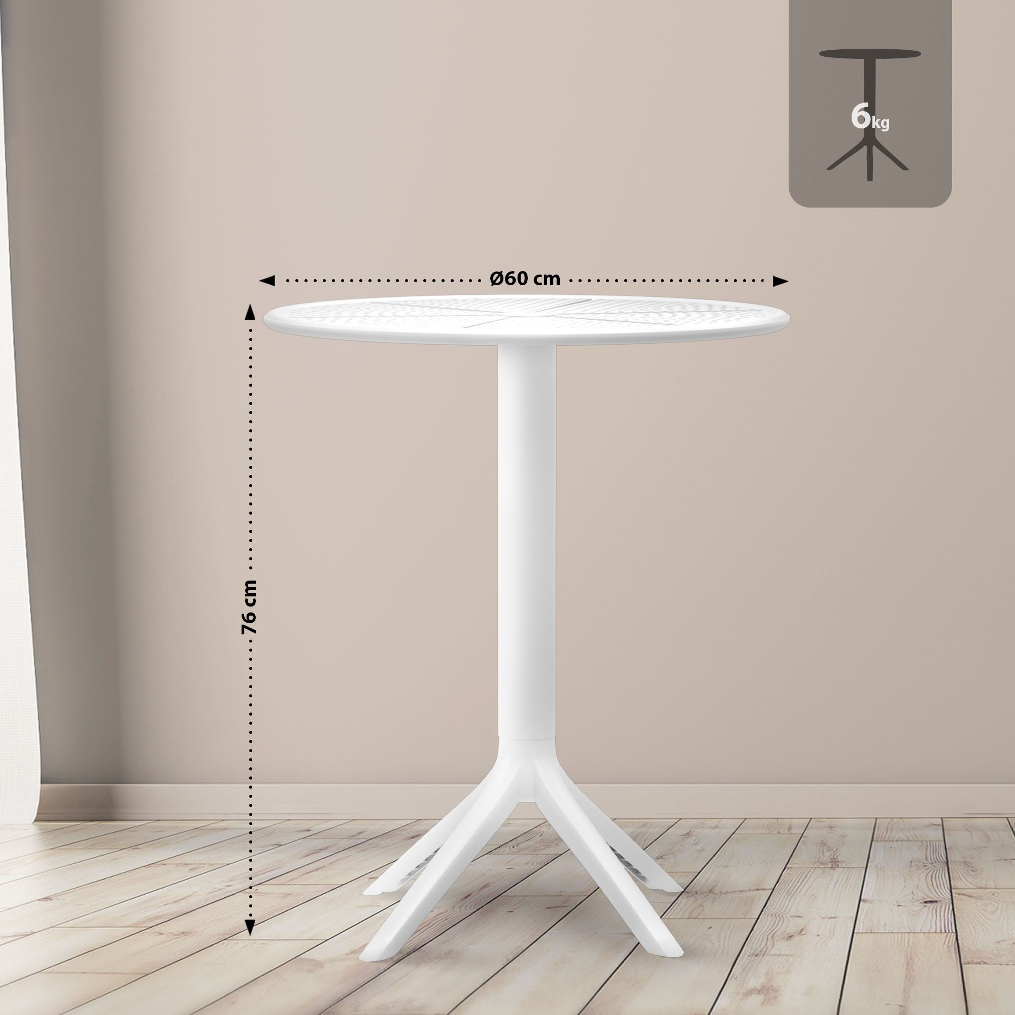 Tisch Lacota rund 60 cm