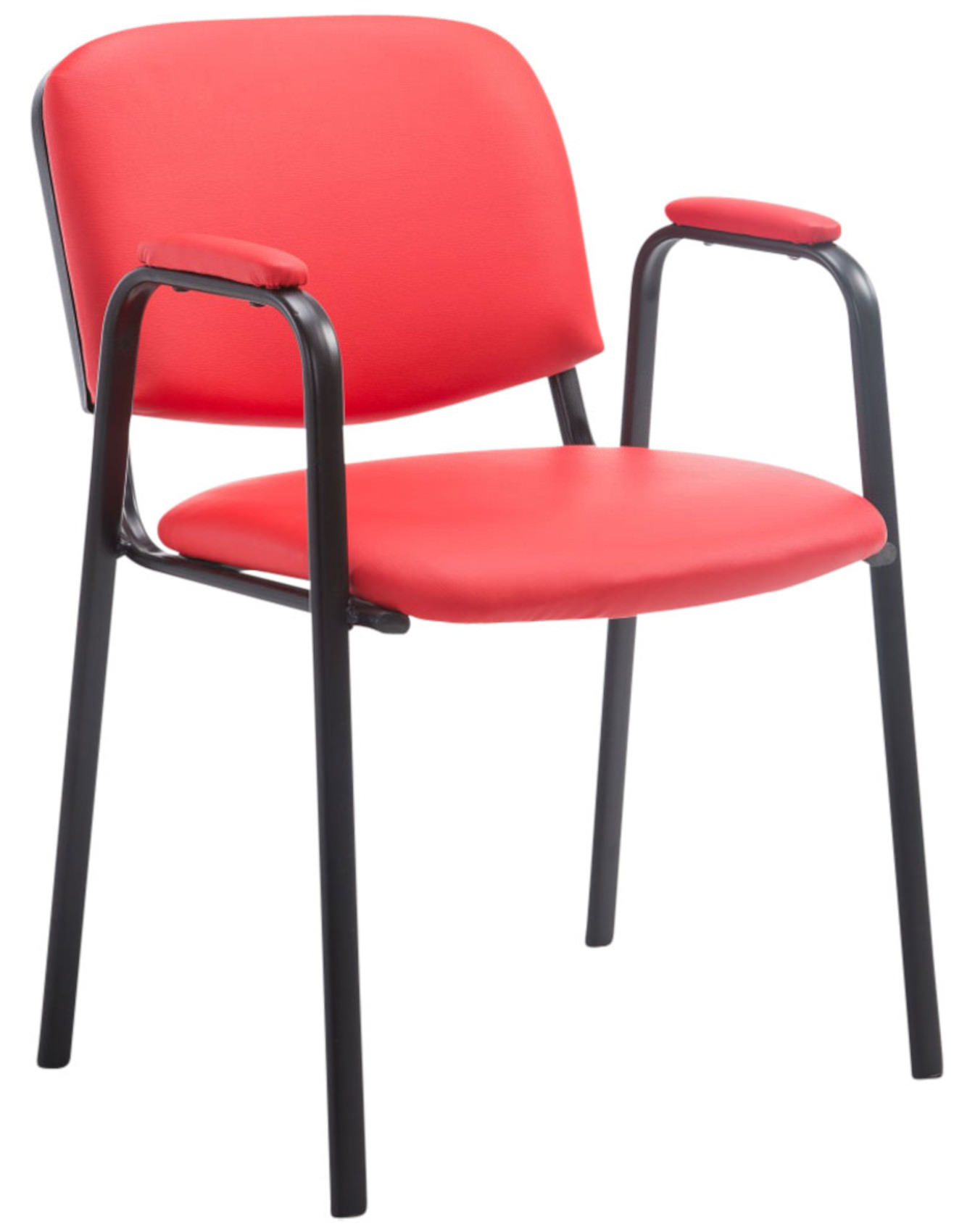 4er Set Stapelstühle Ken Pro Kunstleder