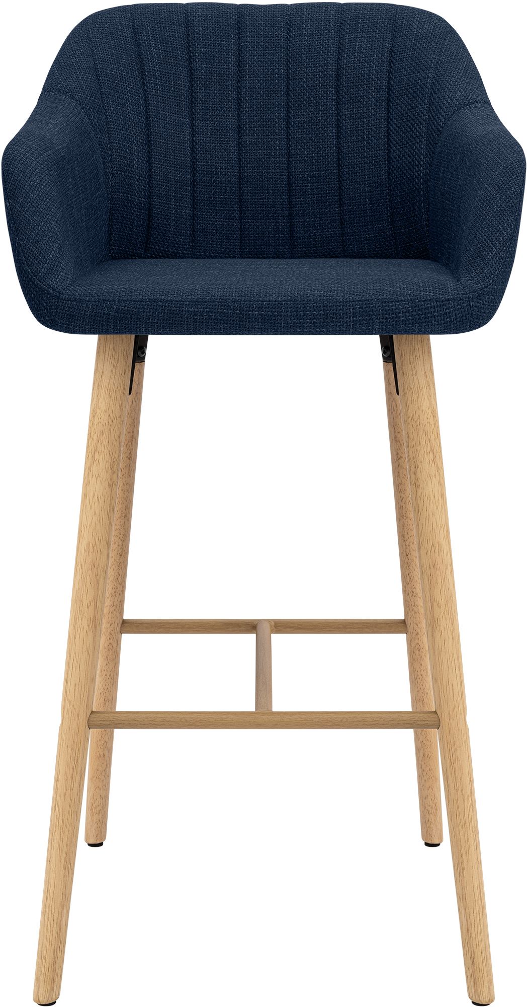 Barhocker Ando Stoff blau