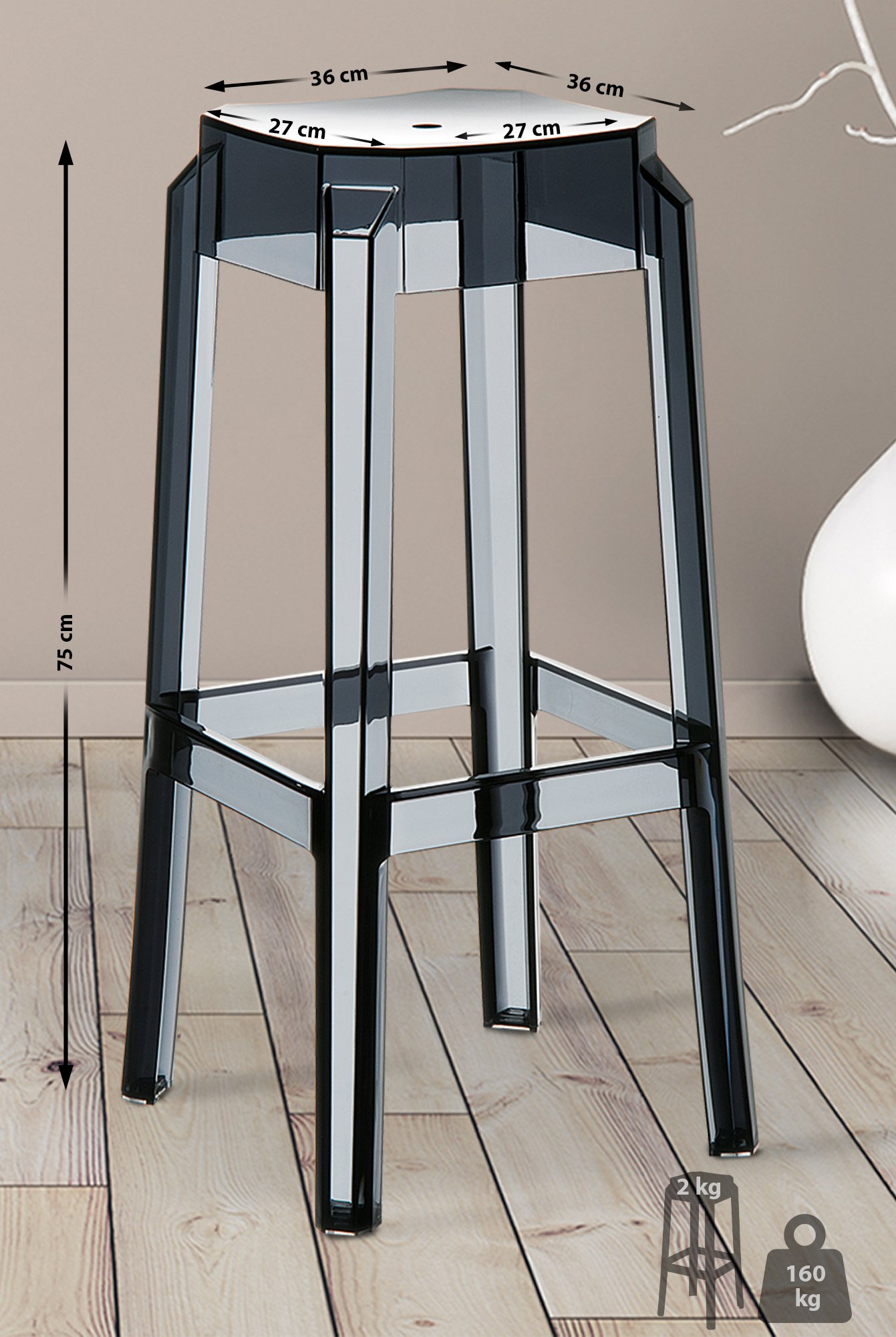 2er Set Barhocker Fox