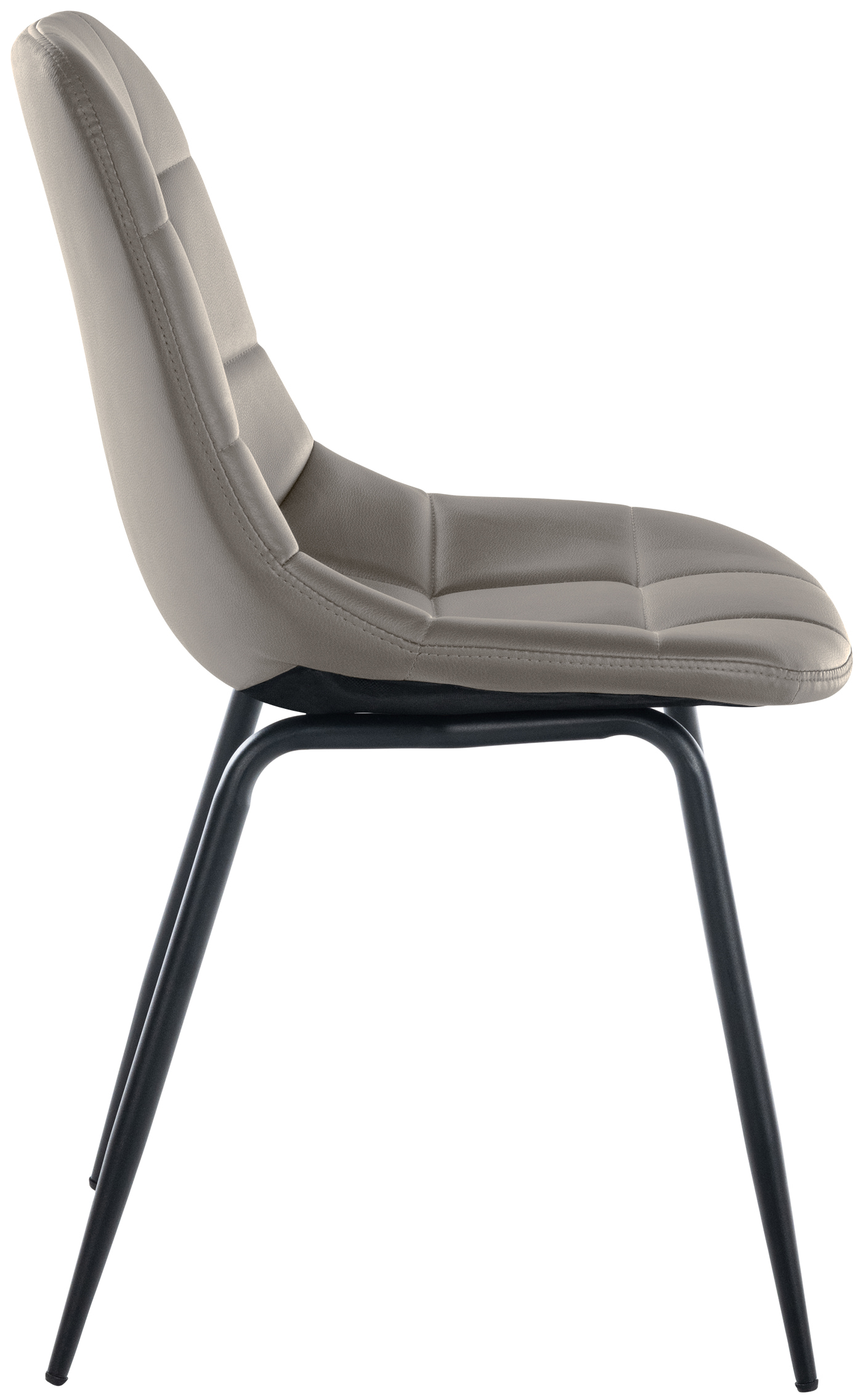 Stuhl Tom taupe Kunstleder