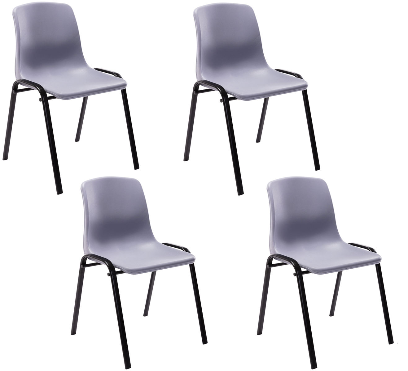 4er Set Stapelstuhl Nowra Kunststoff | 316231