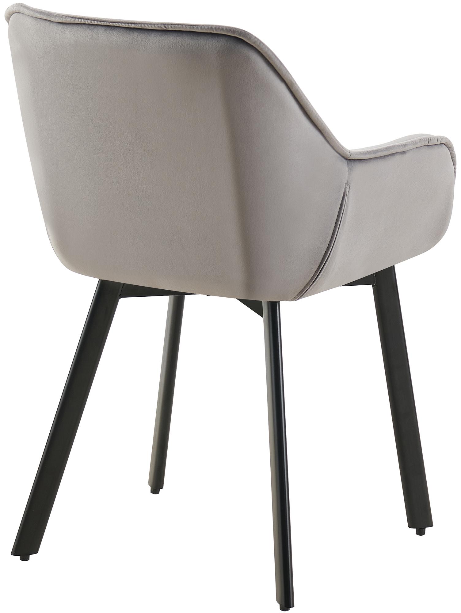 2er Set Drehbarer Esszimmerstuhl Antigo Samt