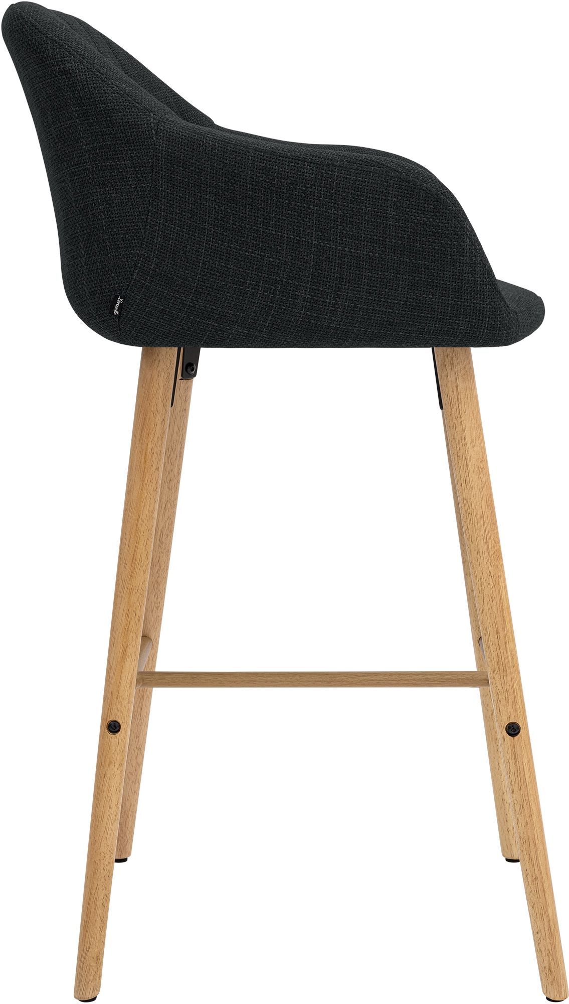 Barhocker Ando Stoff anthrazit