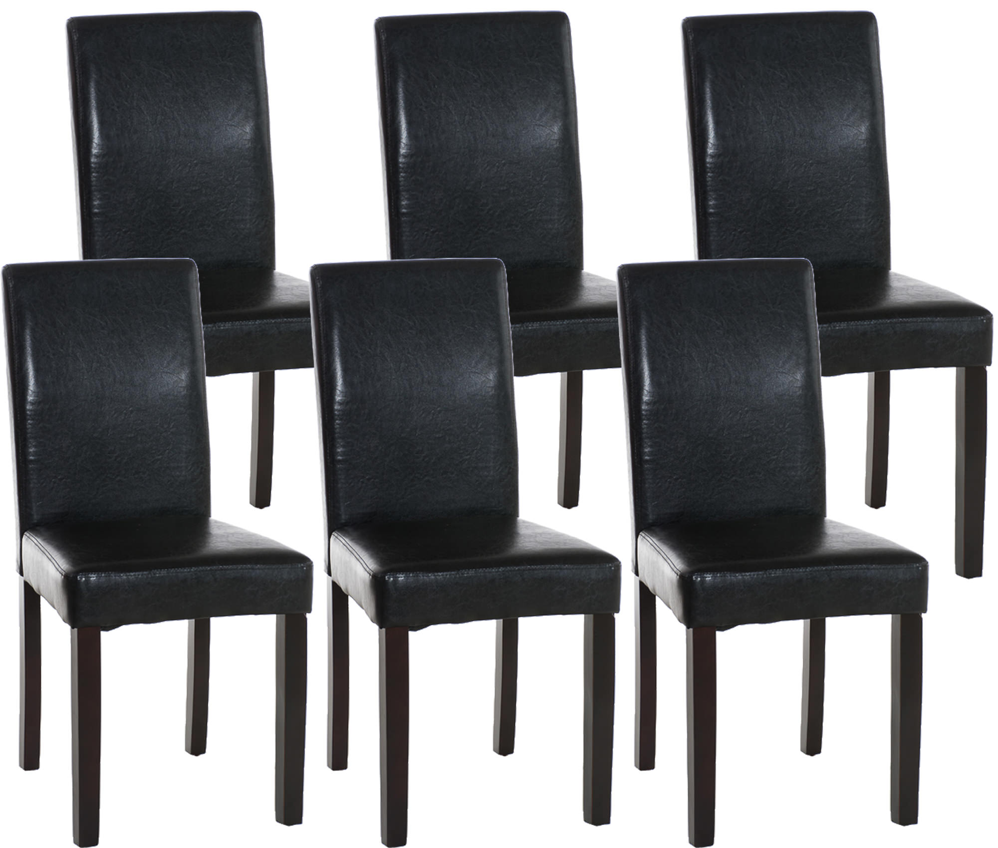 6er Set Esszimmerstuhl Ina Kunstleder | 181063701