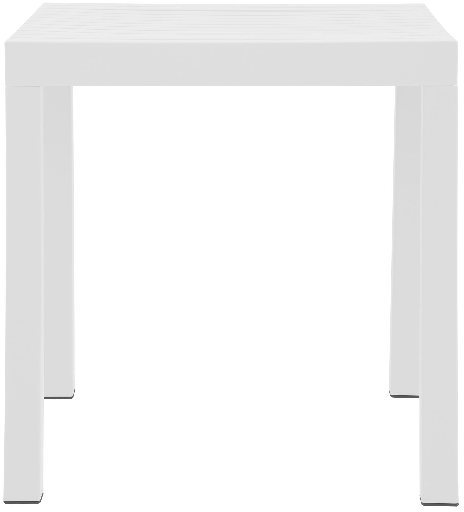 Gartentisch Kato 73 x 73 cm weiß