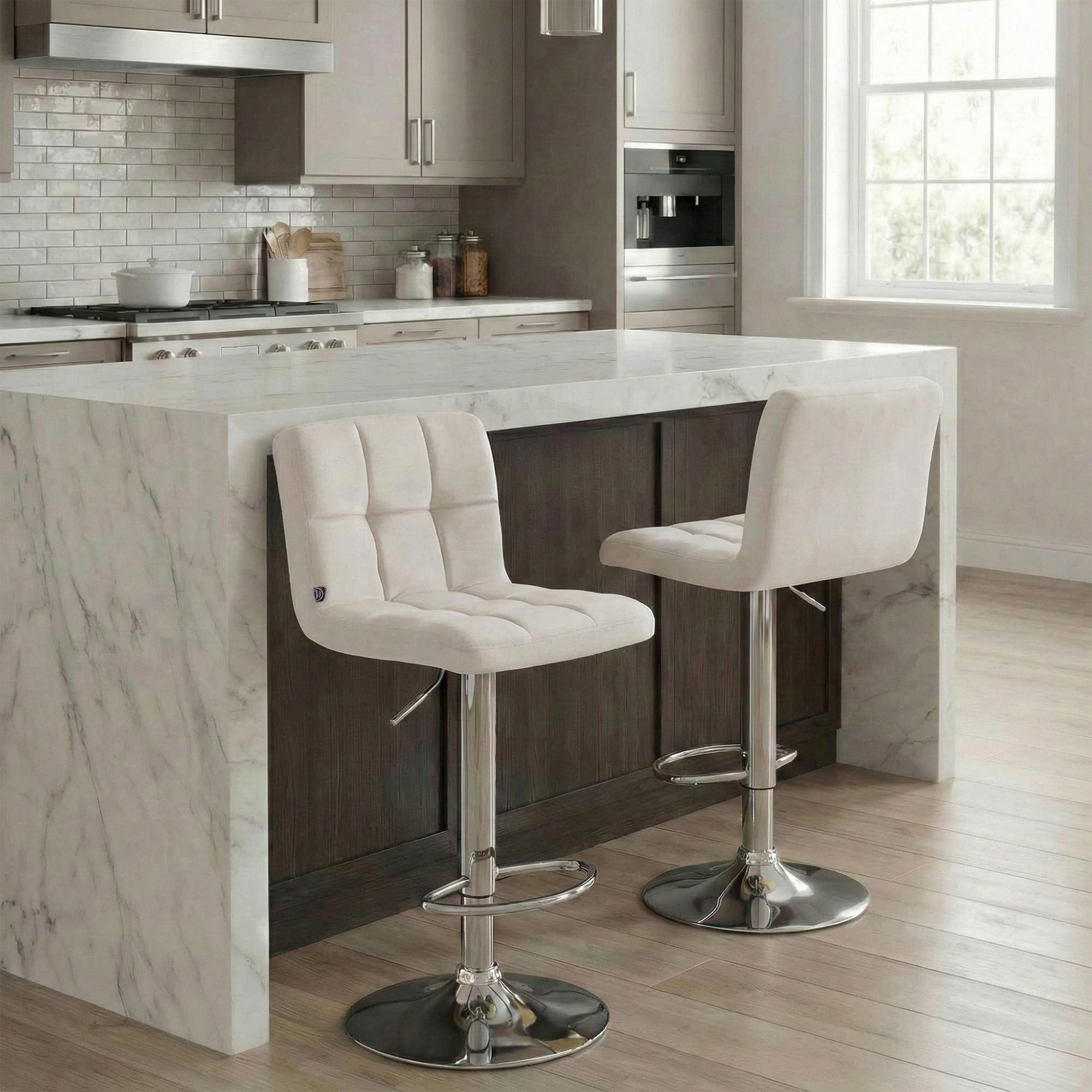 2er Set Barhocker Peru Samt