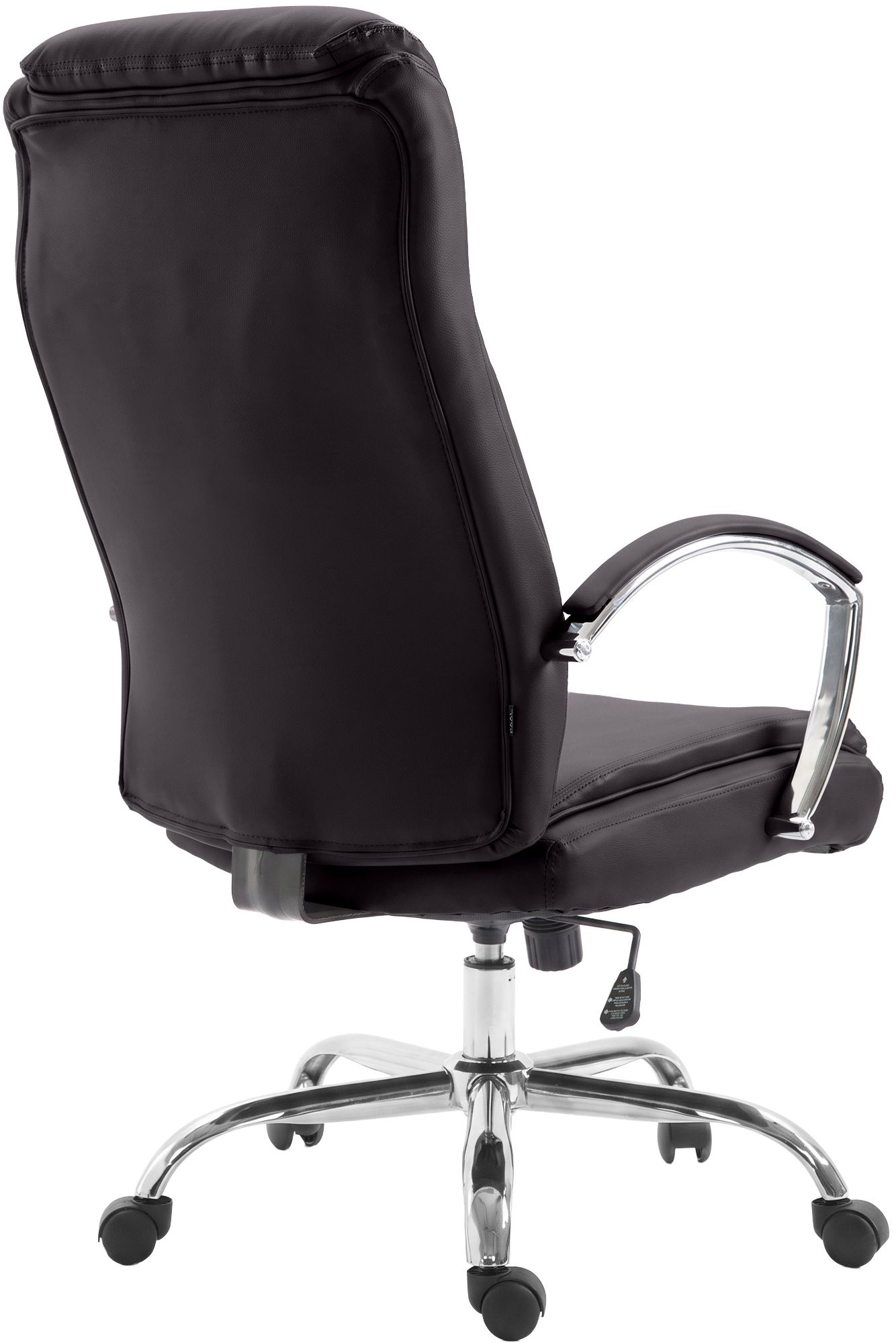 Bürostuhl Arlen Lederoptik braun