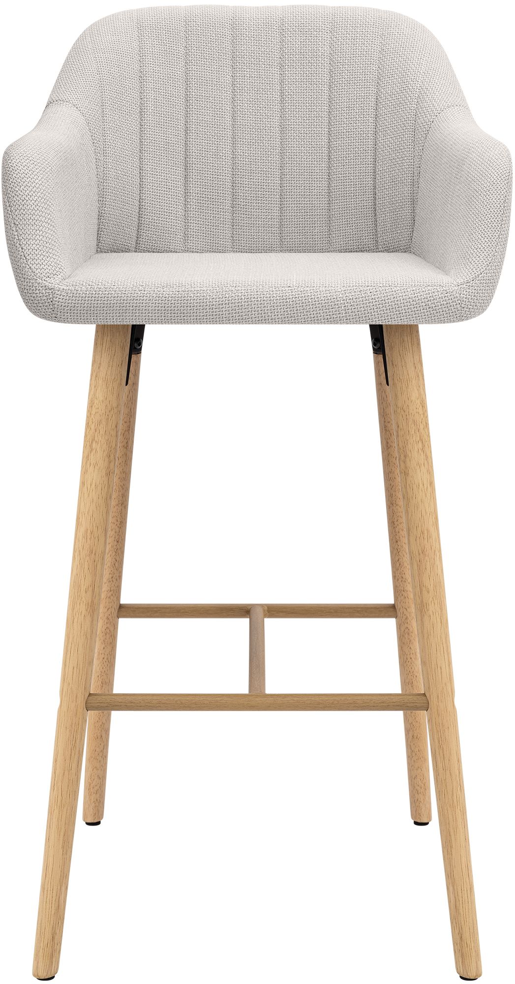 Barhocker Ando Stoff beige