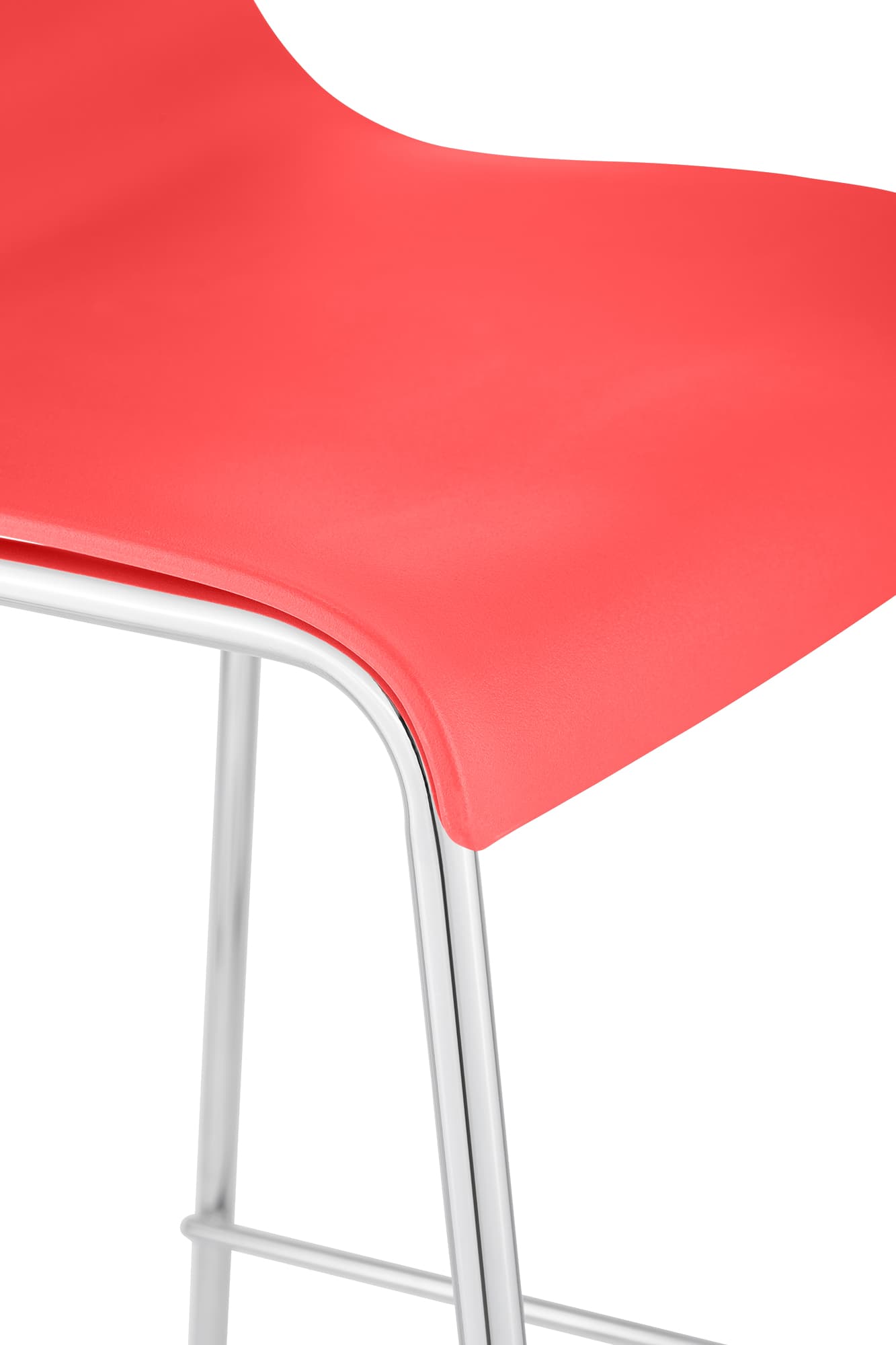 Barhocker Hover Kunststoff 4-Fuß Gestell