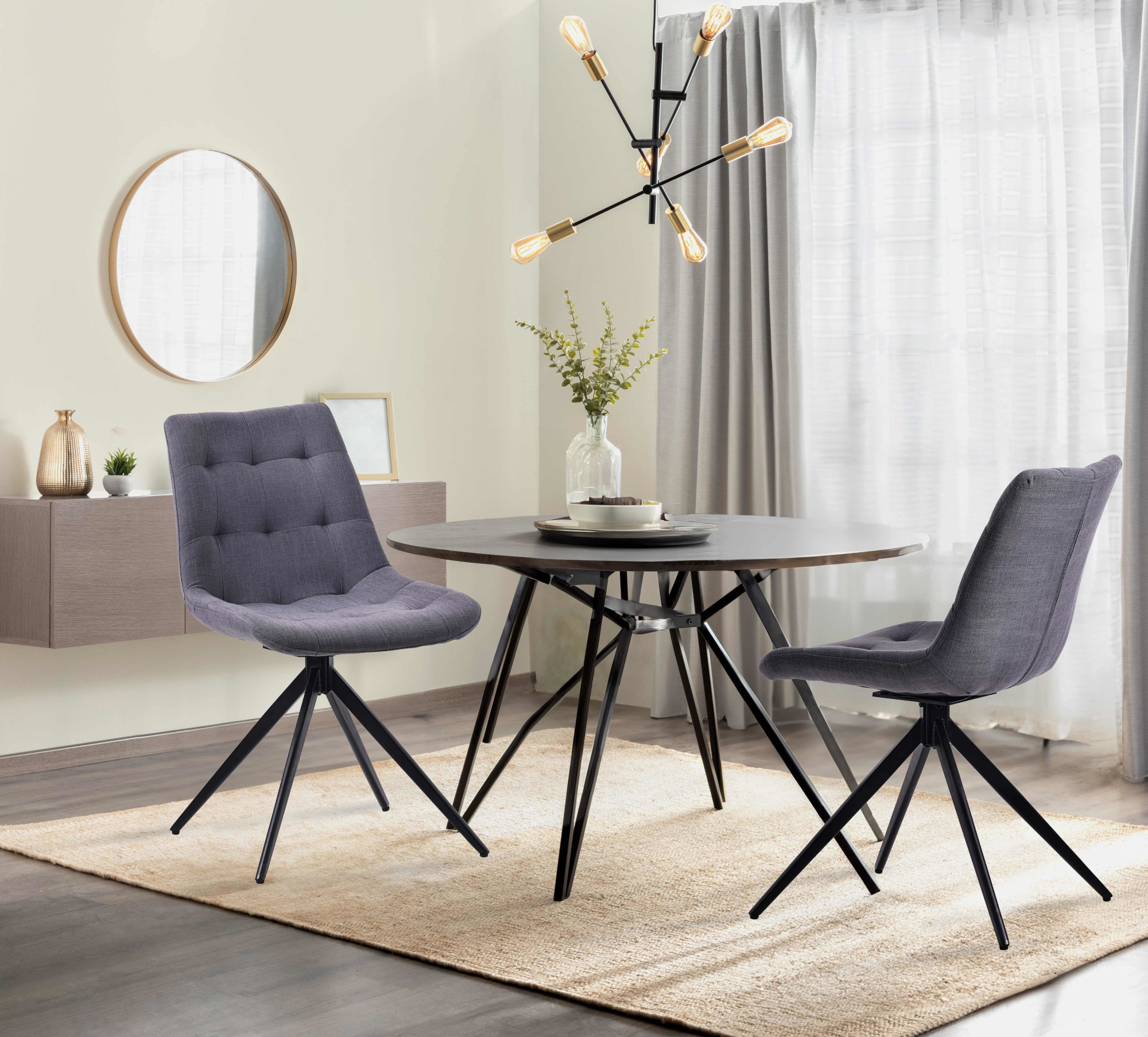 2er Set Esszimmerstuhl Merna