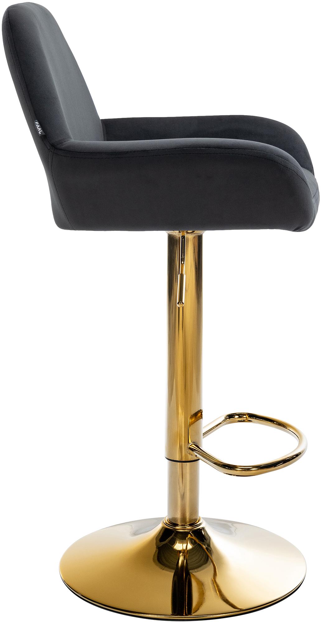 Barhocker Braga Gold Samt