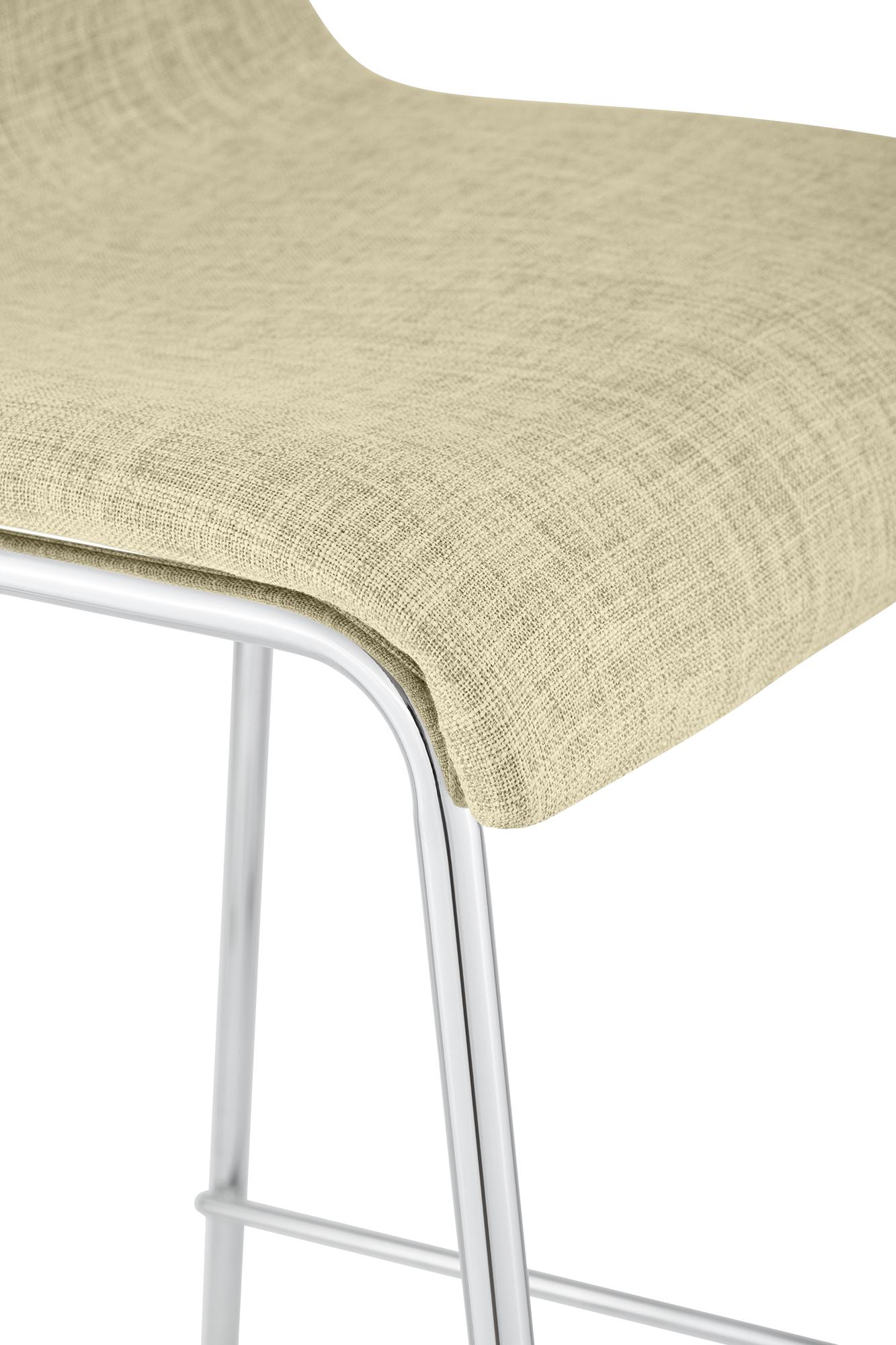 Barhocker Hover Stoff Vierfußgestell
