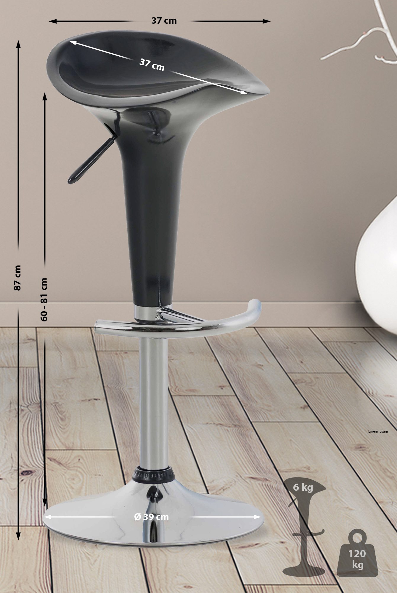 Barhocker Saddle