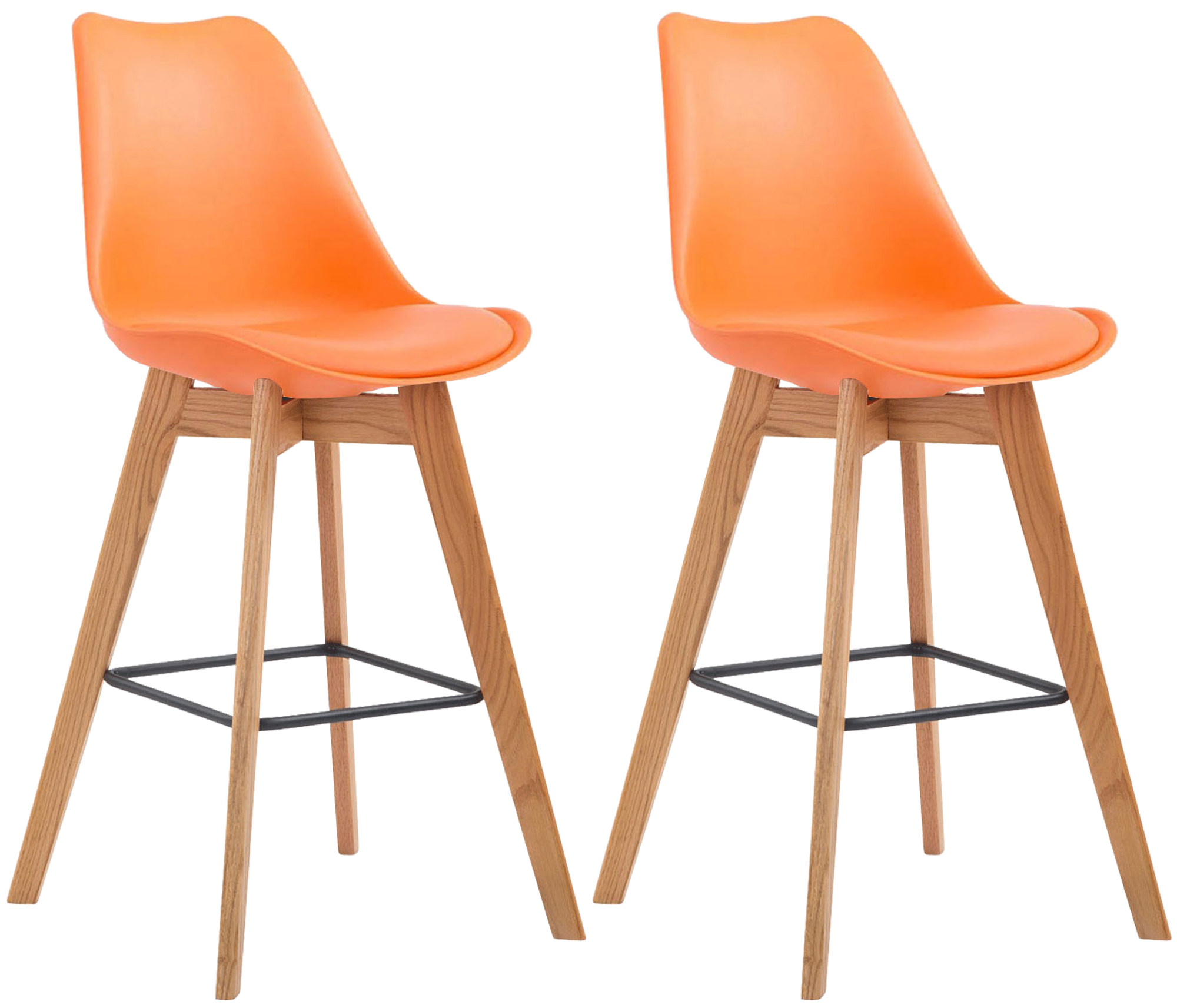 2er Set Barhocker Metz Kunststoff