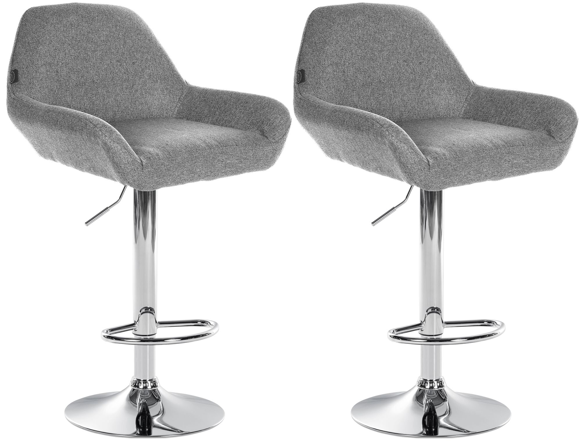 2er Set Barhocker Braga Stoff