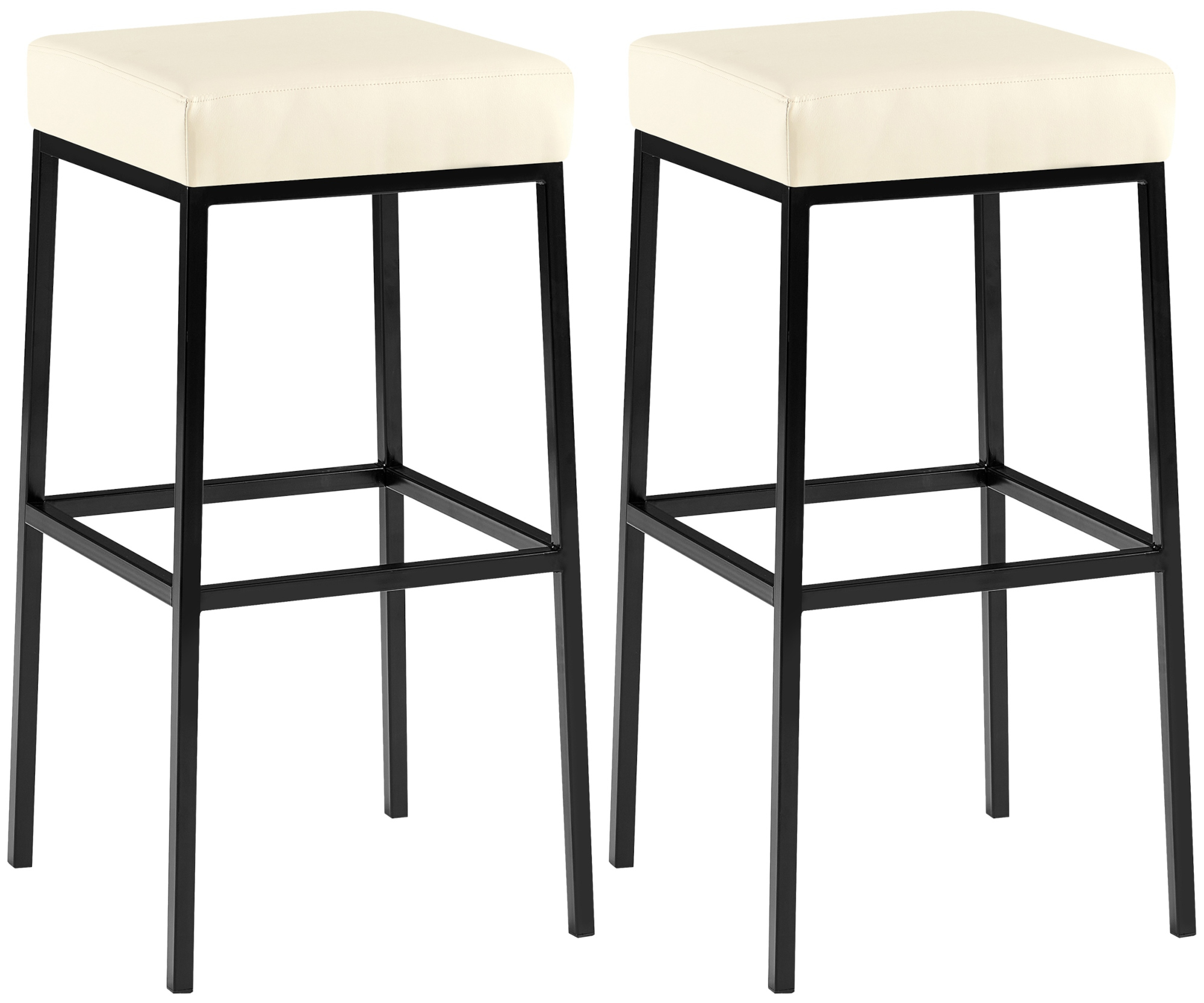 2er Set Barhocker Montreal Kunstlederbezug