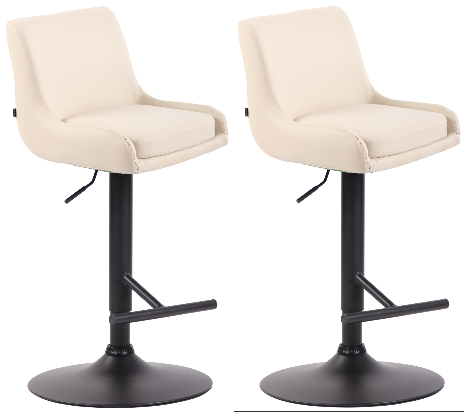 2er Set Barhocker Club Kunstleder