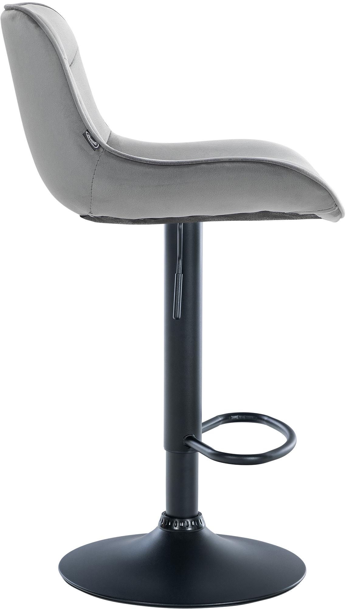 2er Set Barhocker Vonore Samt