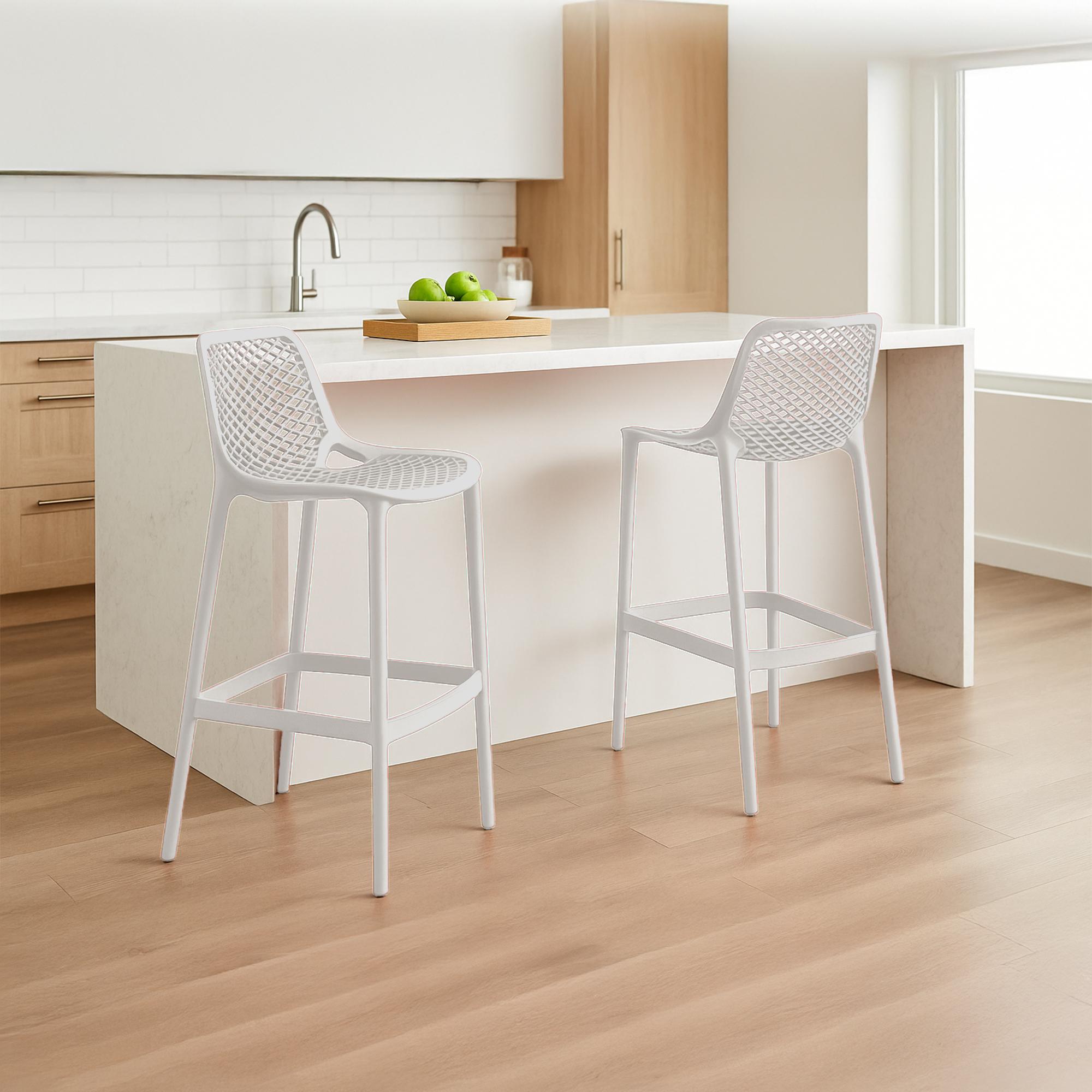 2er Set Outdoor Barhocker Air
