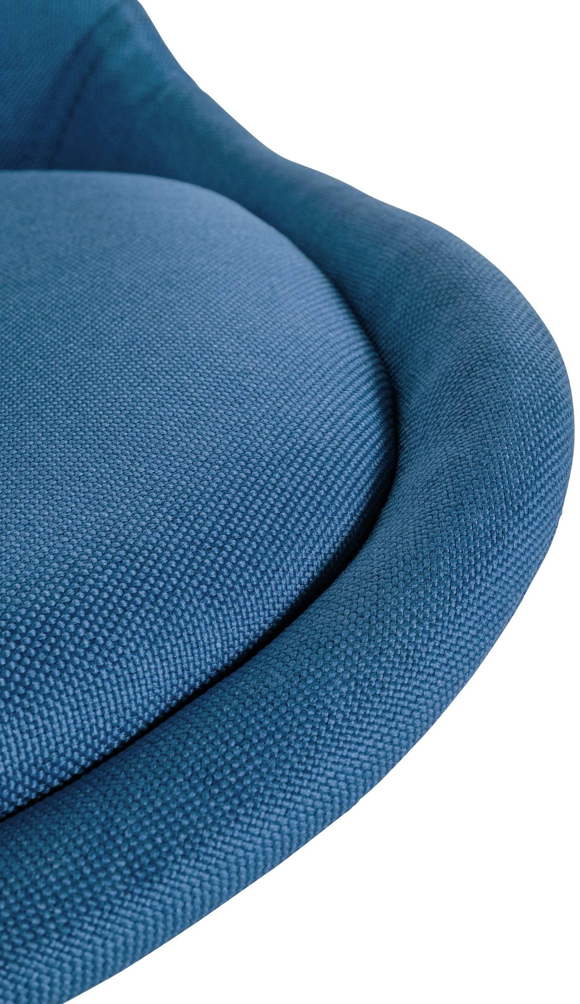 Stuhl Sofia Stoff blau natura (rund)