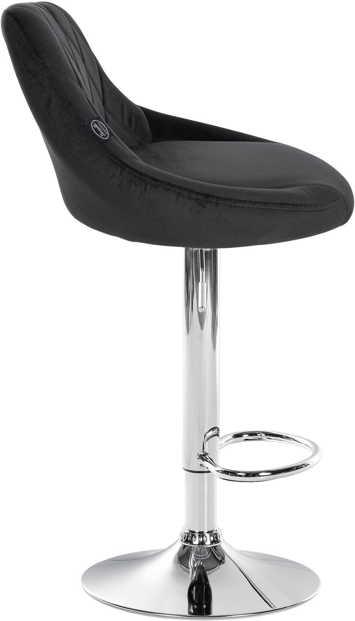 2er Set Barhocker Lazio Samt