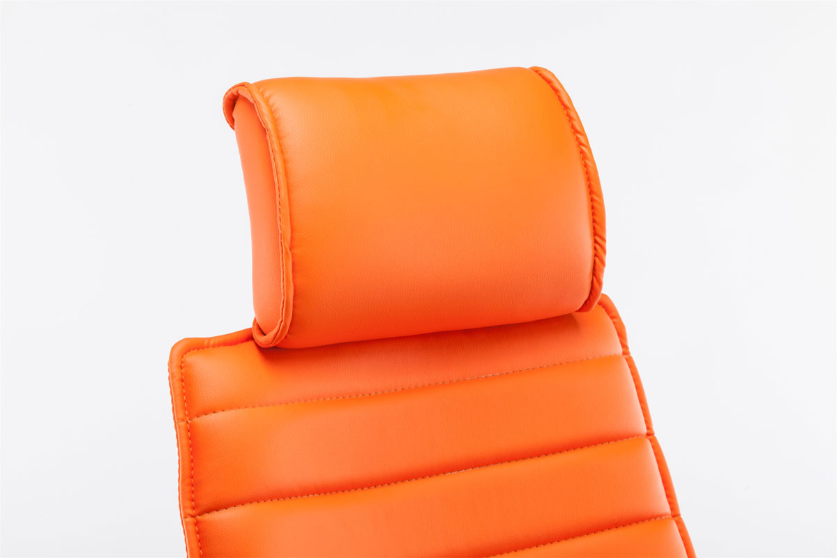Bürostuhl Rako Kunstleder orange