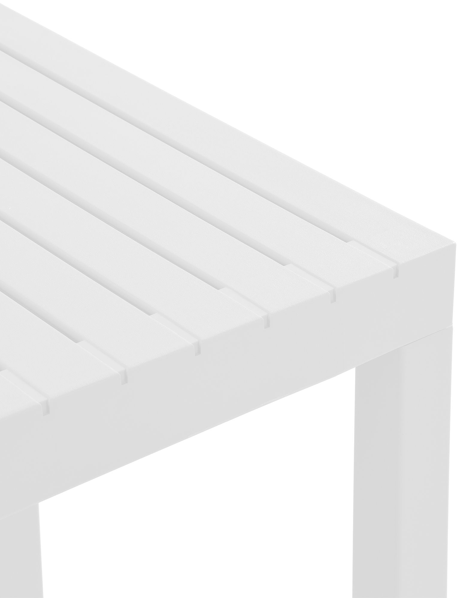 Gartentisch Kato 73 x 73 cm weiß