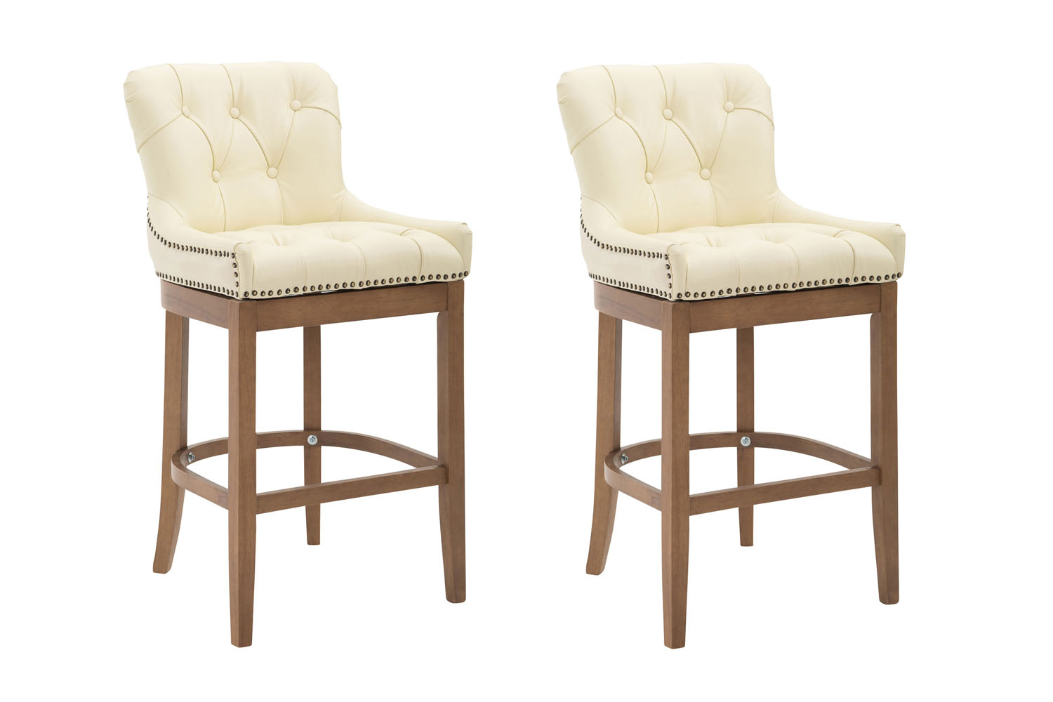 2er Set Barhocker Lakewood Echtleder