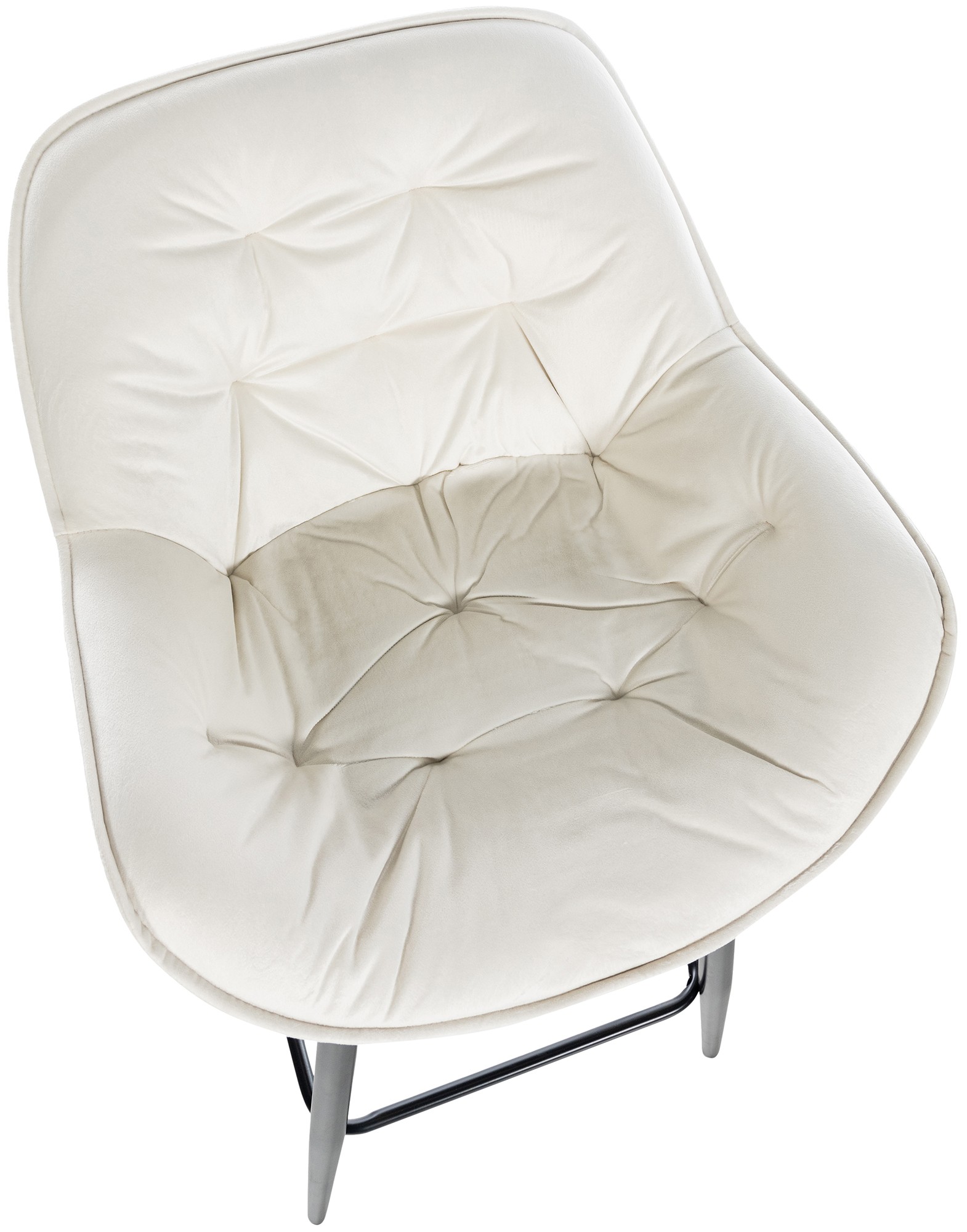 Barhocker Gibson Samt Sitzhöhe 76 cm