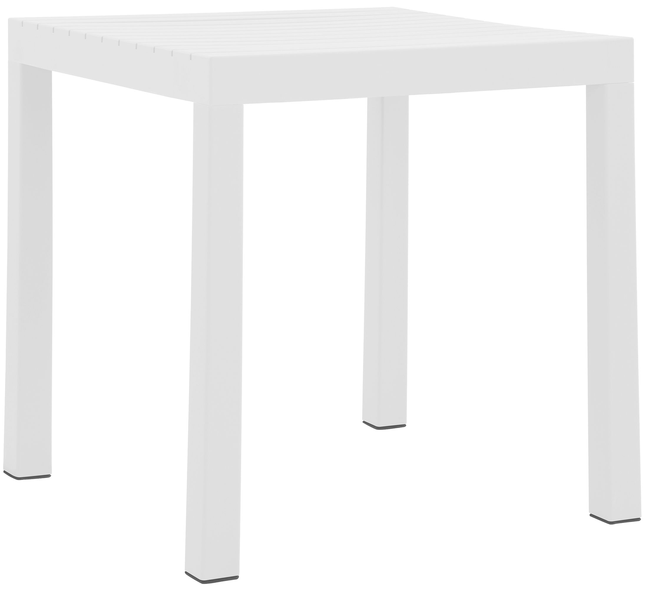 Gartentisch Kato 73 x 73 cm weiß