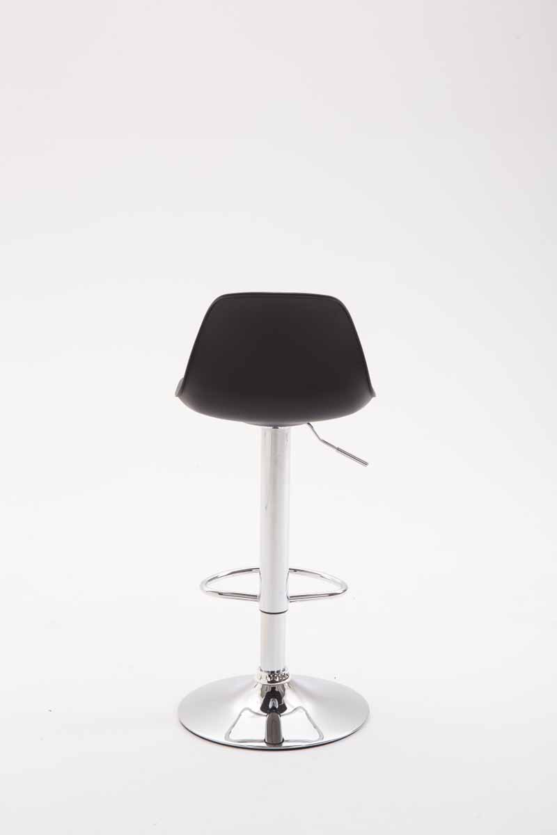 Barhocker Kiel Kunststoff schwarz chrom