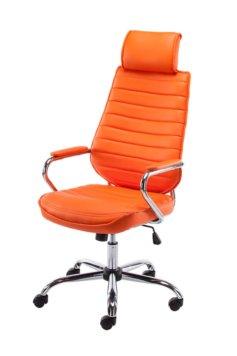 Bürostuhl Rako Kunstleder orange