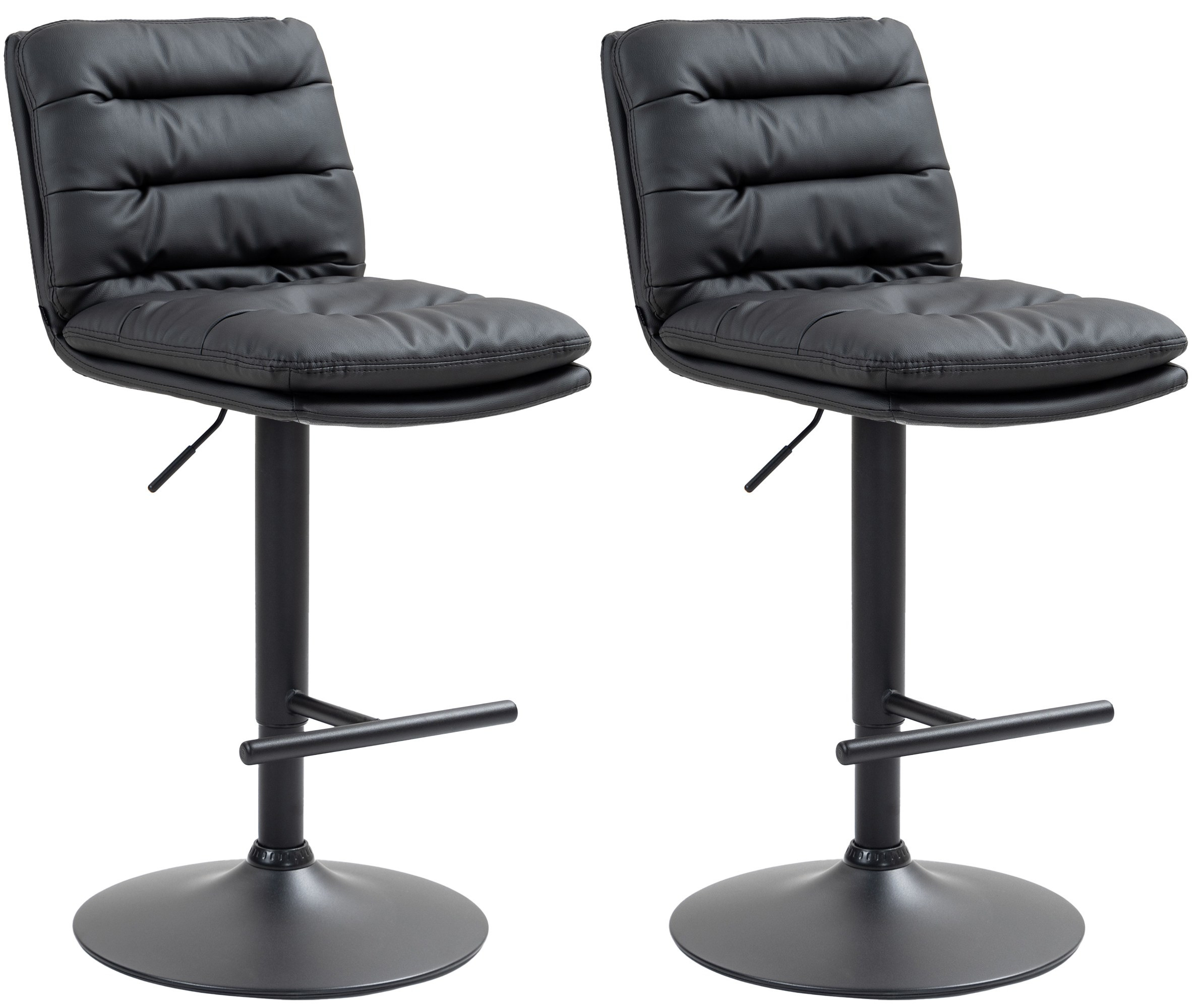 2er Set Barhocker Damar Kunstleder