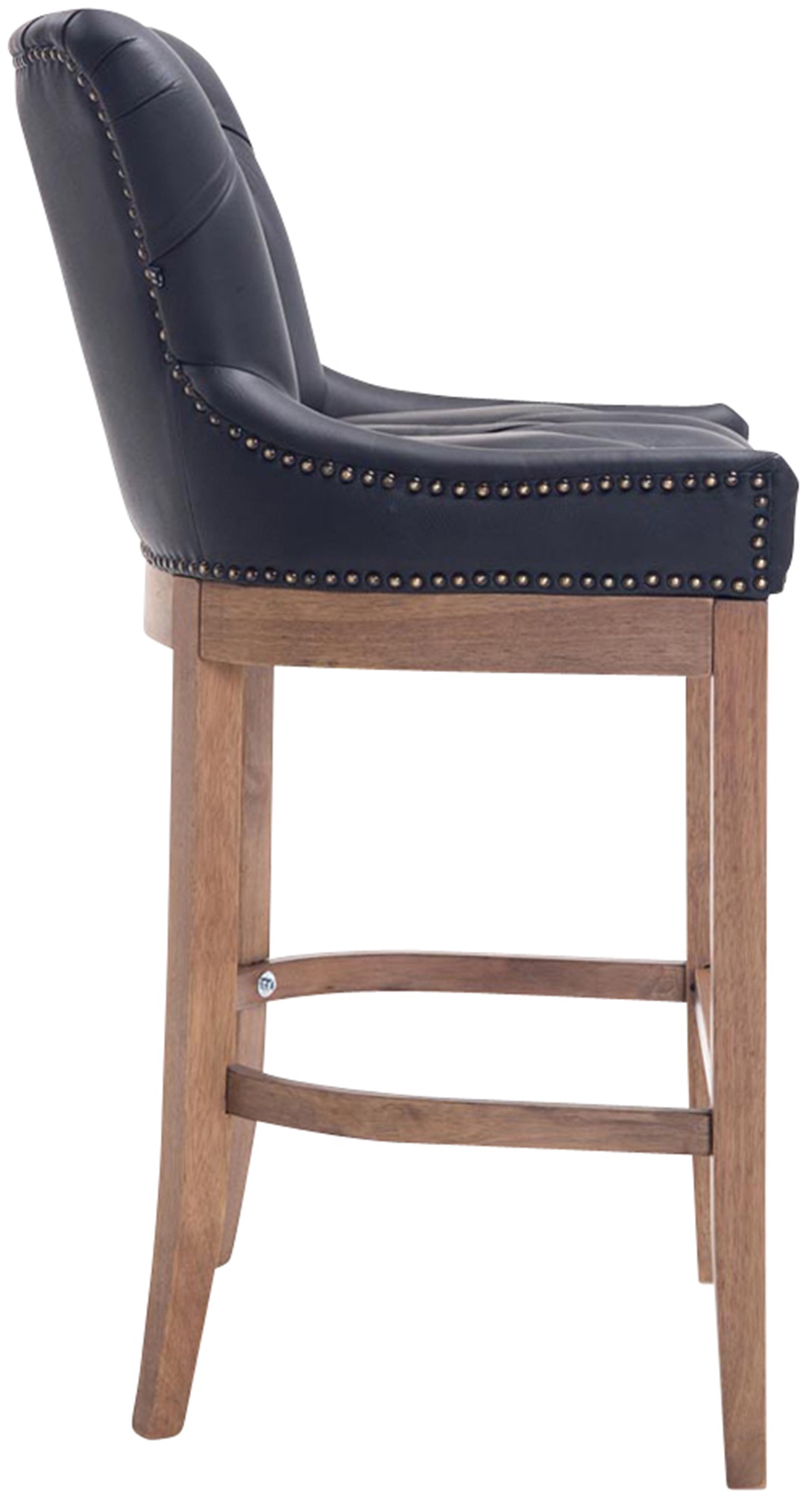 Barhocker Lakewood Echtleder, Antik-hell