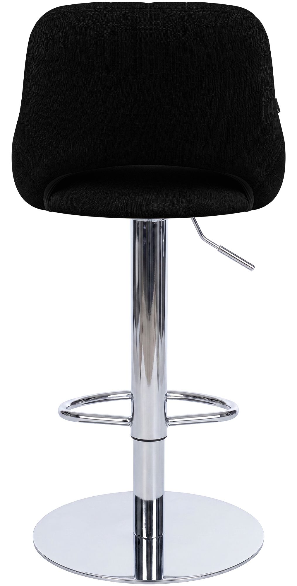 Barhocker Milet Chrom mit extra schwerem Standfuß