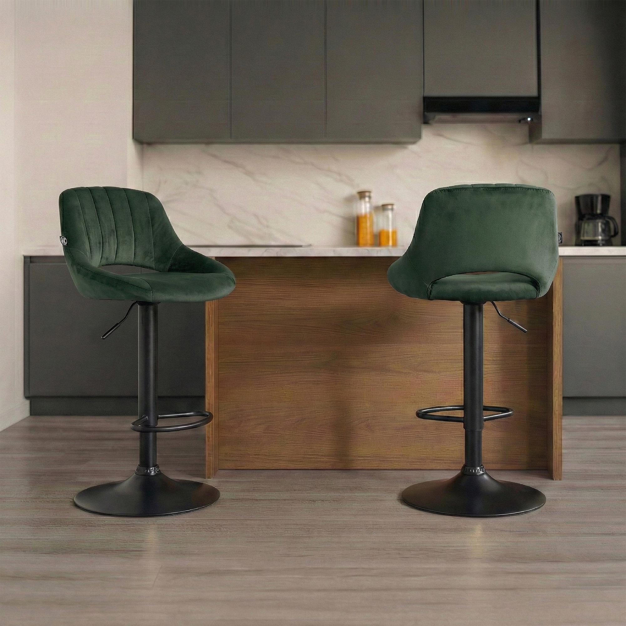 2er Set Barhocker Milet Samt