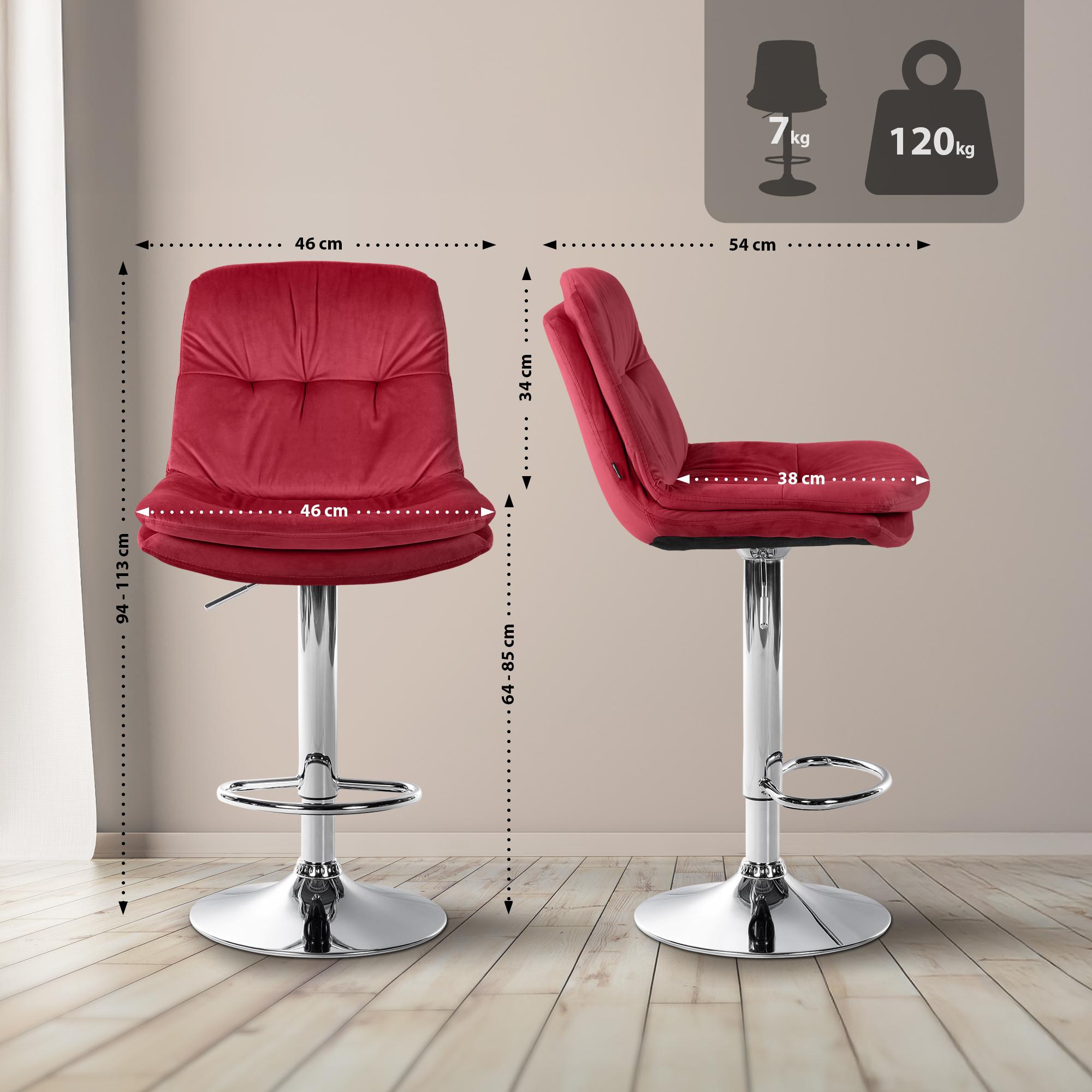 Barhocker Laurel Samt