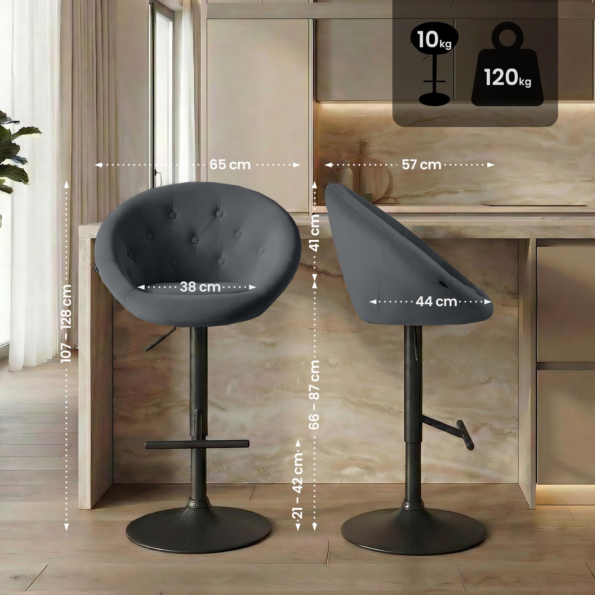 Barhocker London Samt