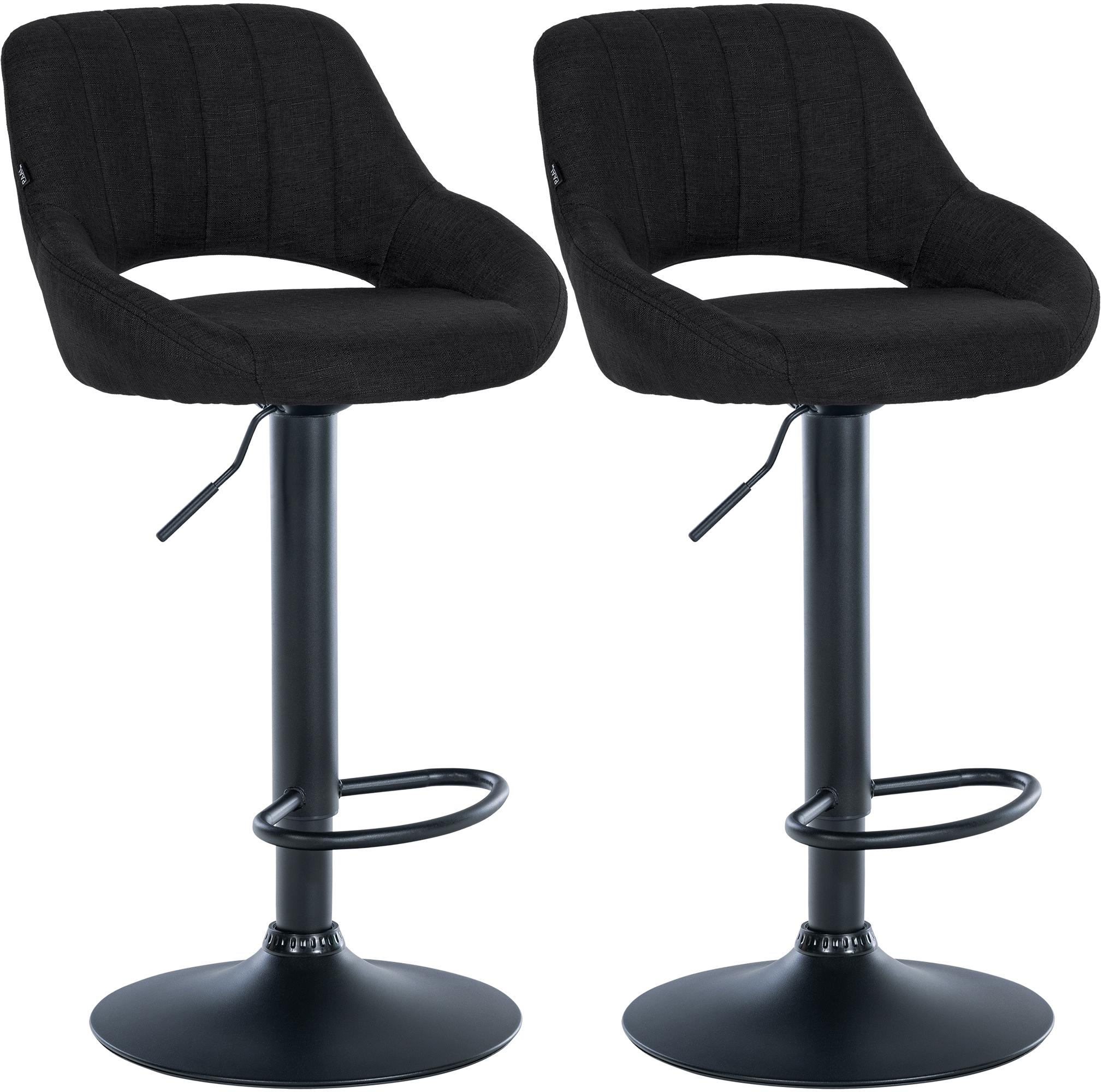 2er Set Barhocker Milet Stoff