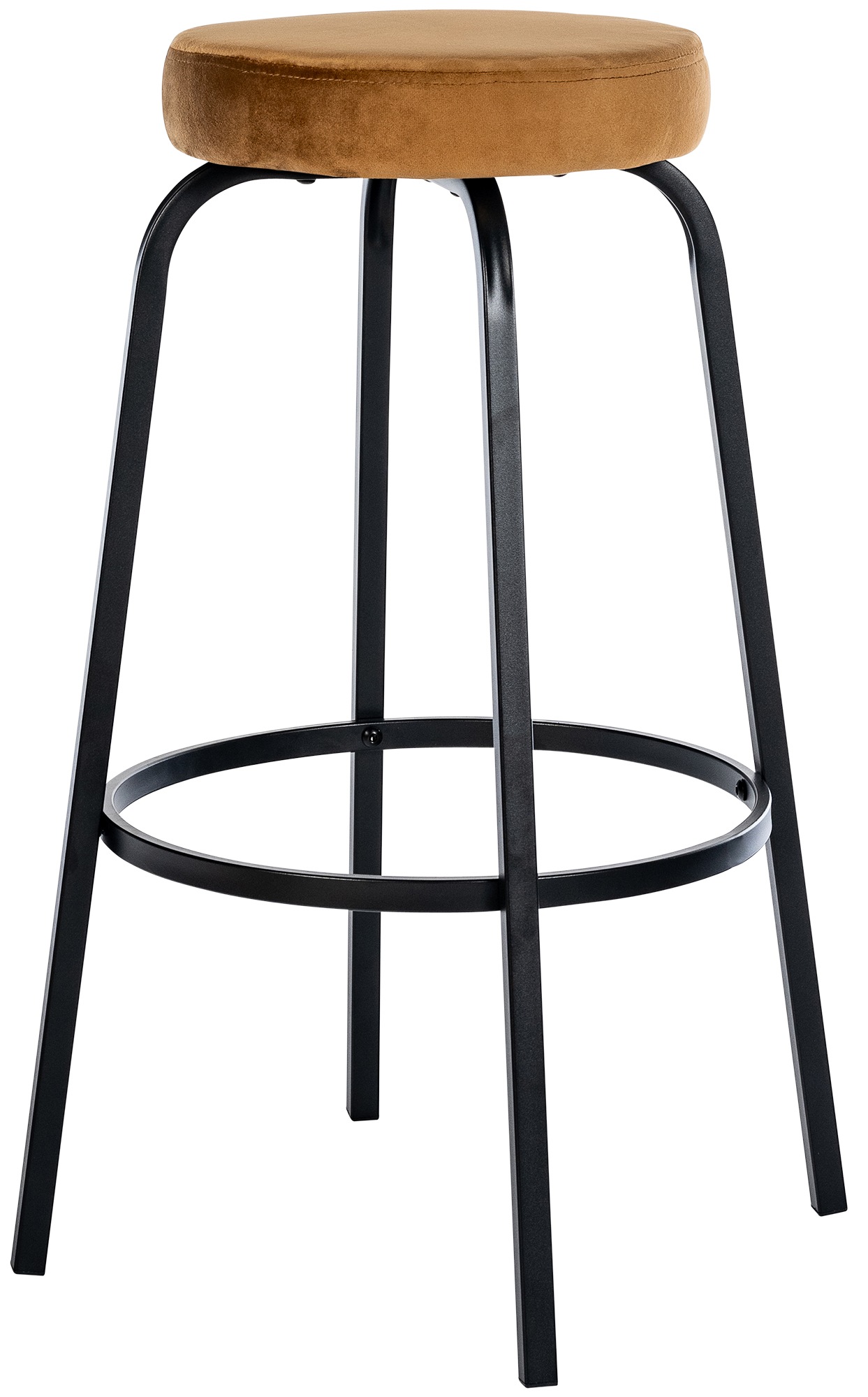 Barhocker Kamari coffee Samt