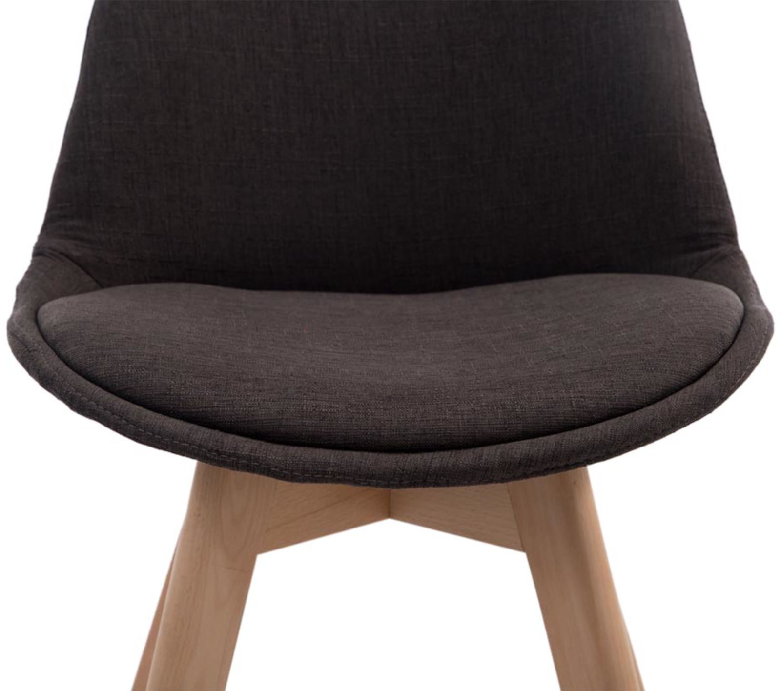 4er Set Besucherstühle Borneo V2 Stoff