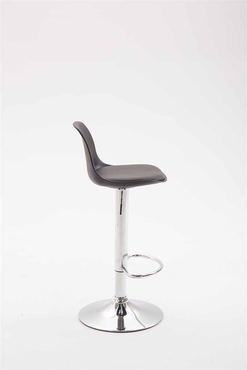 Barhocker Kiel Kunststoff schwarz chrom