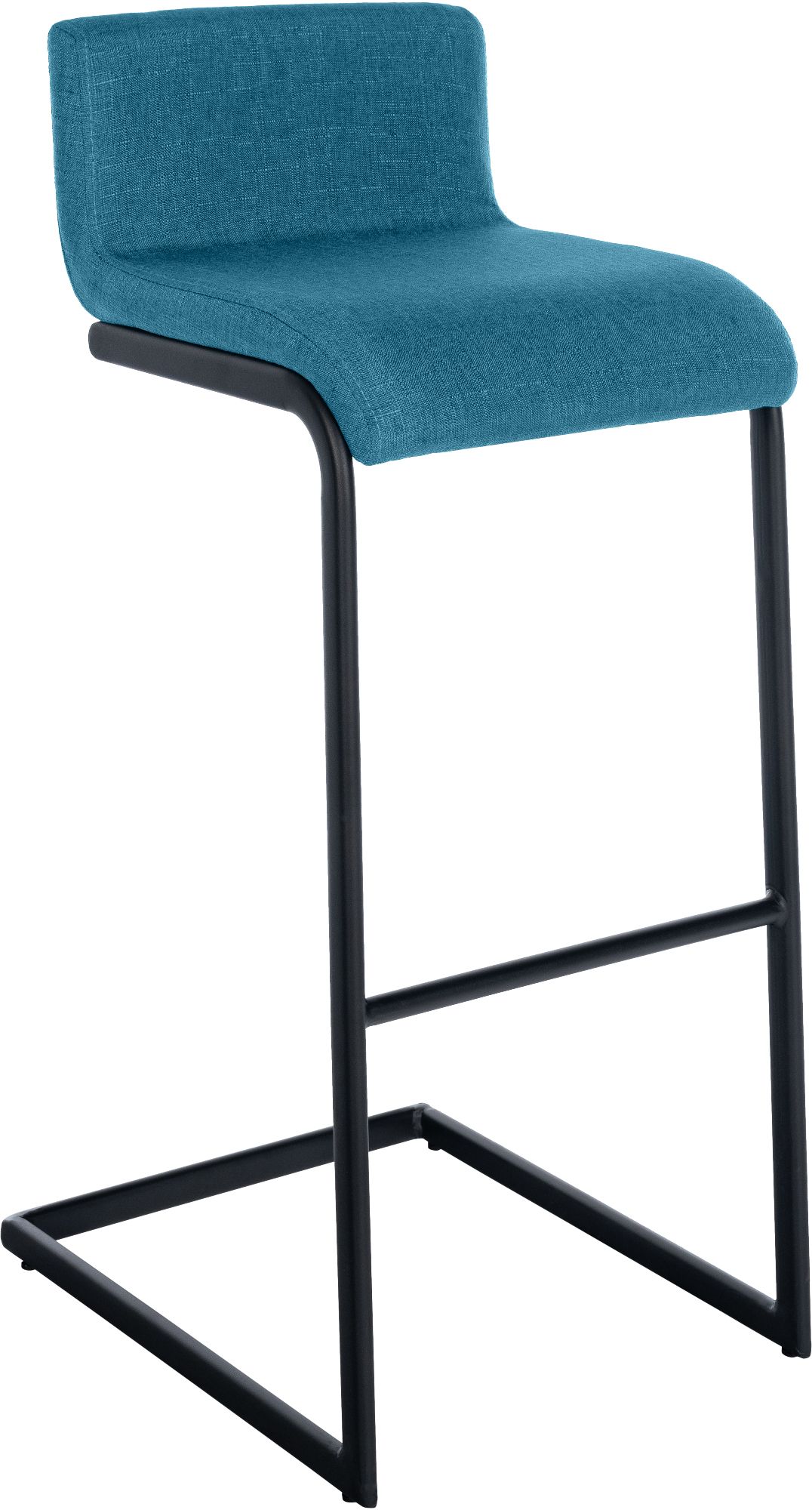 2er Set Barhocker Newport schwarzes Metallgestell