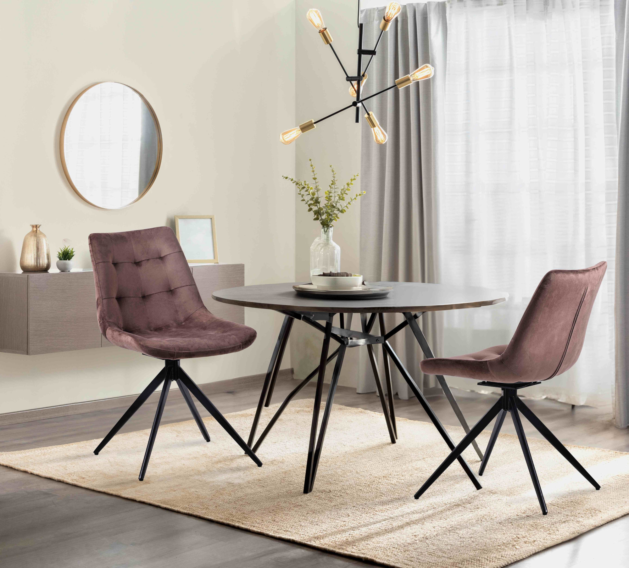 2er Set Esszimmerstuhl Merna